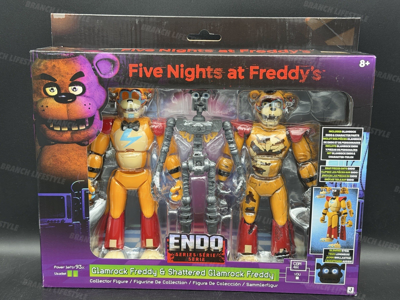 FNAF Five Nights at Freddy’s 6-Inch Endo Series Collector Figure Glamrock Freddy FNAF Five Nights at Freddy’s 6-Inch Endo Series Collector Figure Glamrock Freddy