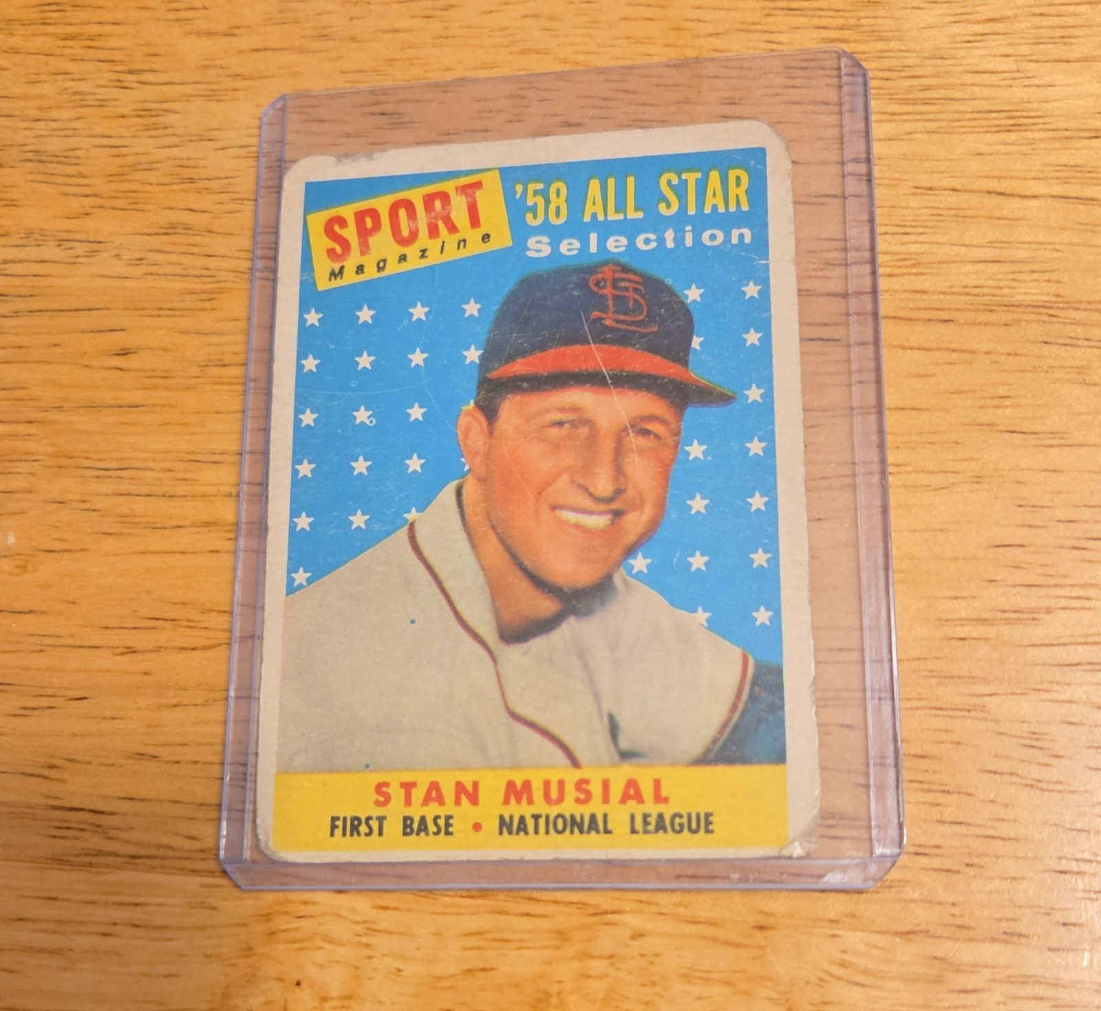 1958 Topps - Sport Magazine '58 All Star Selection Stan Musial #476 1958 Topps - Sport Magazine '58 All Star Selection Stan Musial #476