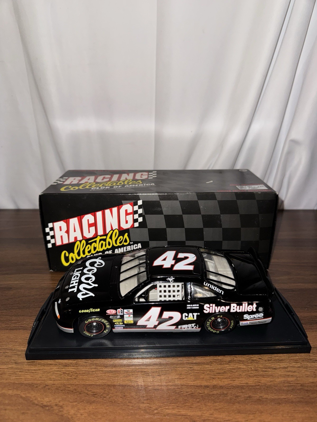 1996 Kyle Petty #42 Coors Light Black Protest Pontiac 1/24 Action Nascar Diecast 1996 Kyle Petty #42 Coors Light Black Protest Pontiac 1/24 Action Nascar Diecast
