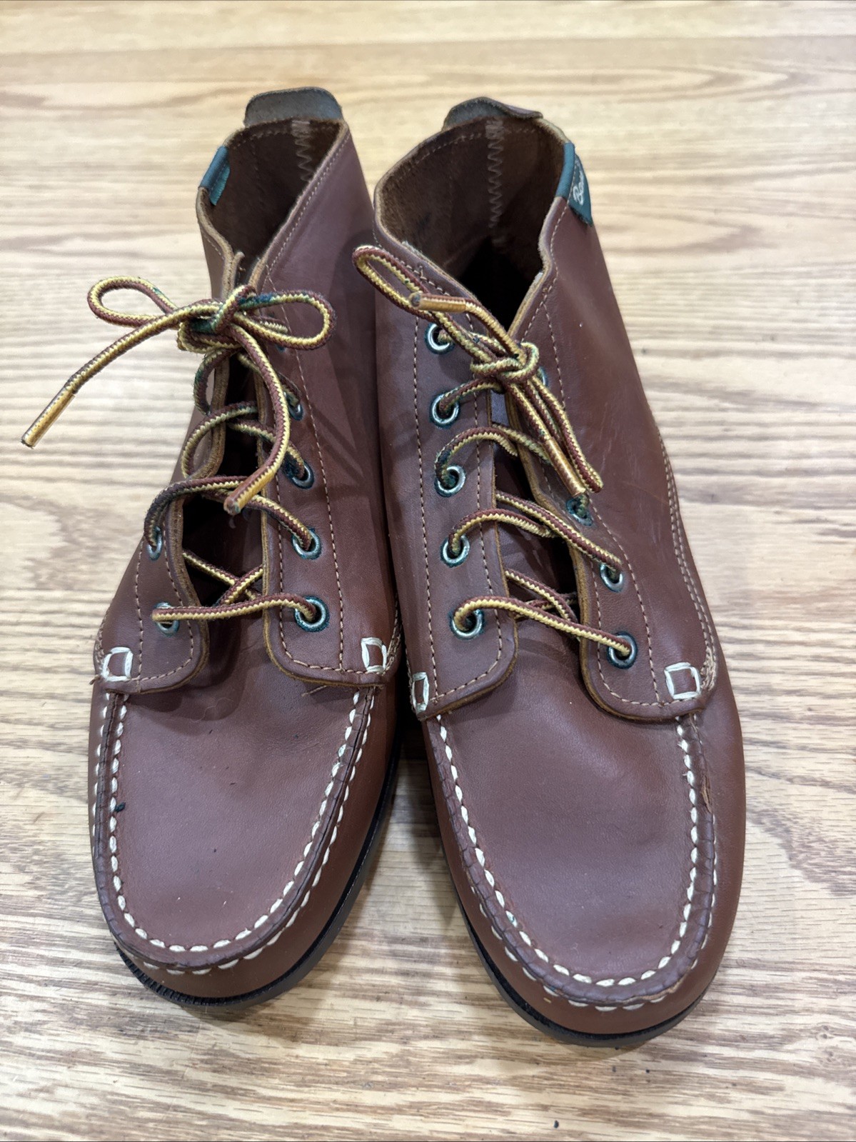 VTG G.H. Bass Moc Toe Chukka Boots Brown Leather Men’s Size 6.5Made In USA VTG G.H. Bass Moc Toe Chukka Boots Brown Leather Men’s Size 6.5Made In USA