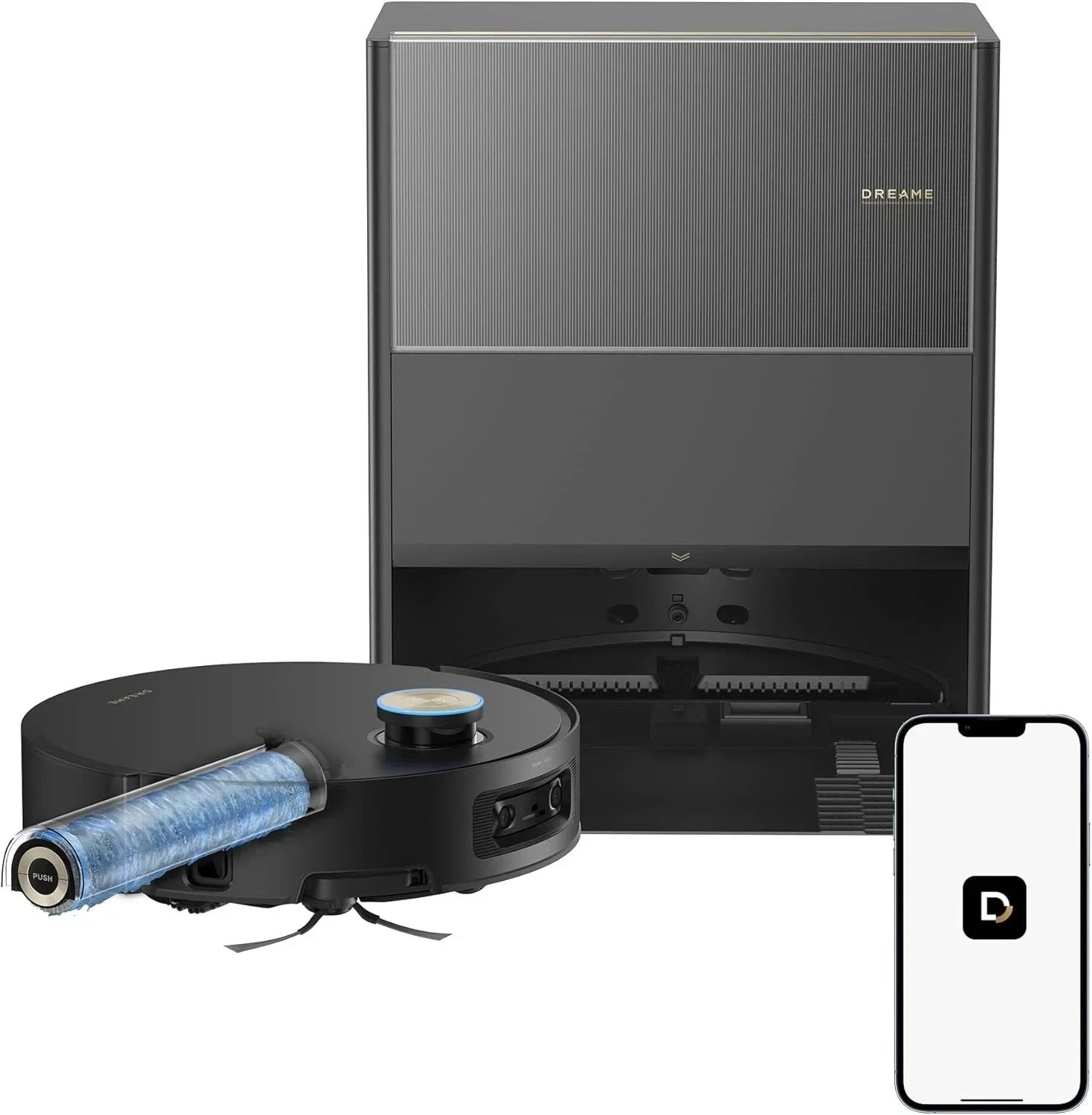 Dreame Aqua10 Ultra Roller Robot Vacuum and Mop BLACK Dreame Aqua10 Ultra Roller Robot Vacuum and Mop BLACK