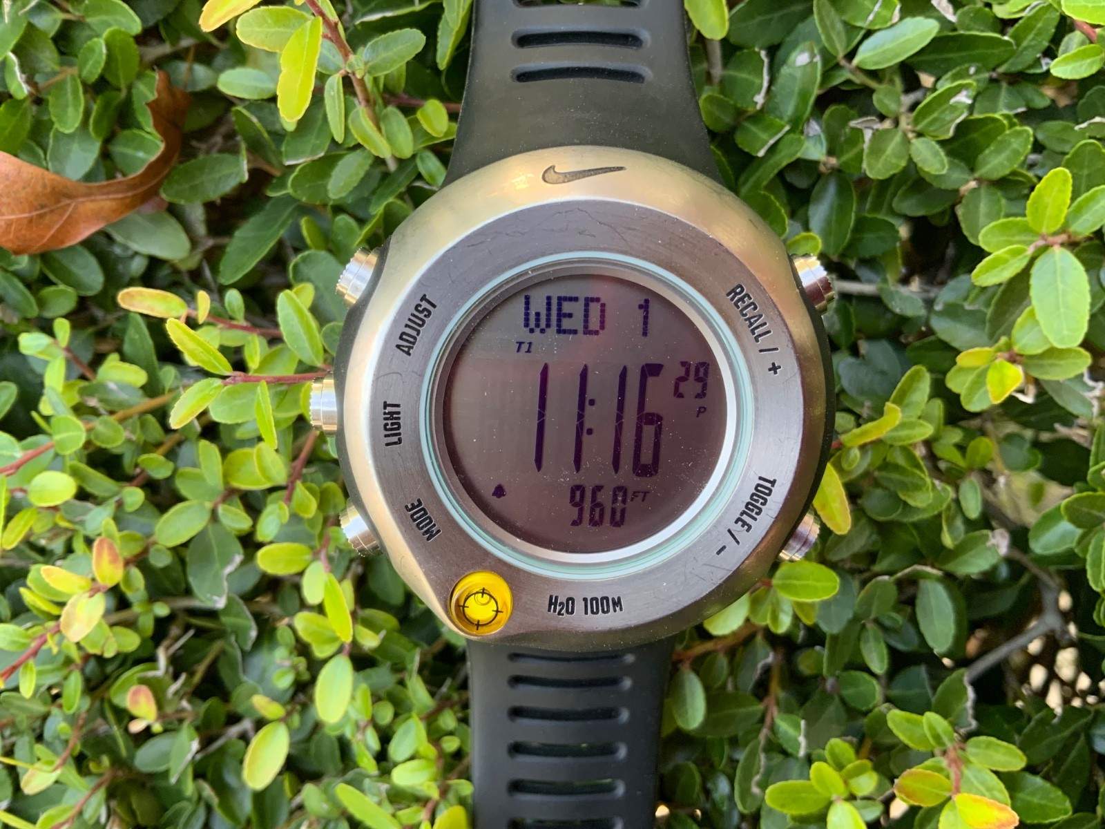 Nike Lance Armstrong Lance 4 Titanium WA0020 47MM Sports Watch