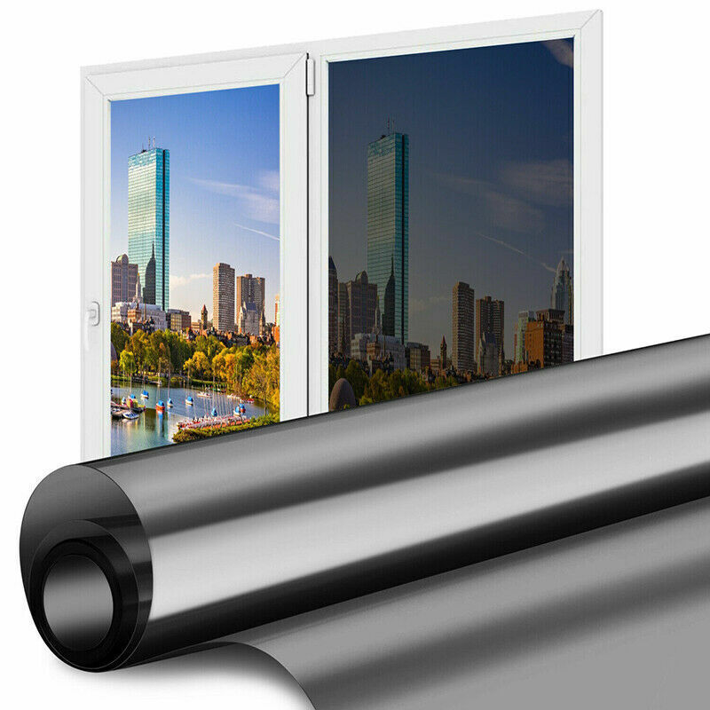 One Way Mirror Tint Window Film Privacy Protect UV Reflective Sun Block For Home One Way Mirror Tint Window Film Privacy Protect UV Reflective Sun Block For Home
