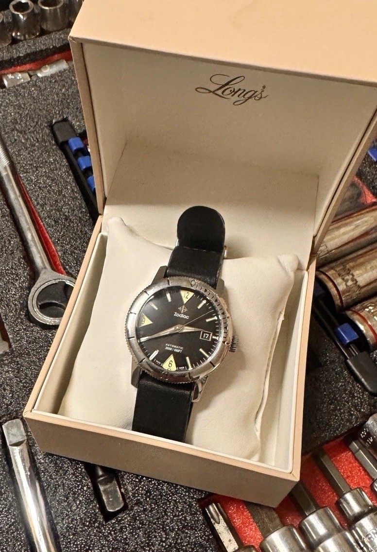 Zodiac Super Sea Wolf 53 Skin Automatic ZO9203 39.5mm Swiss Diver 200M Zodiac Super Sea Wolf 53 Skin Automatic ZO9203 39.5mm Swiss Diver 200M