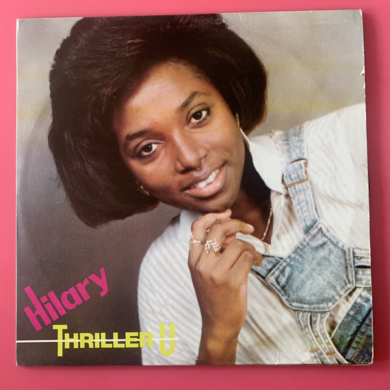 Thriller U - Hilary LP reggae dancehall vinyl 1989 pioneer muzik 12\