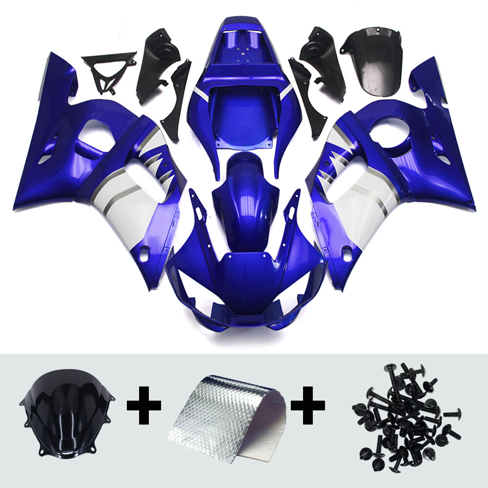 ABS Motorbike Fairing Bodywork Kit For Yamaha YZF600 R6 1998 1999 2000 2001 2002