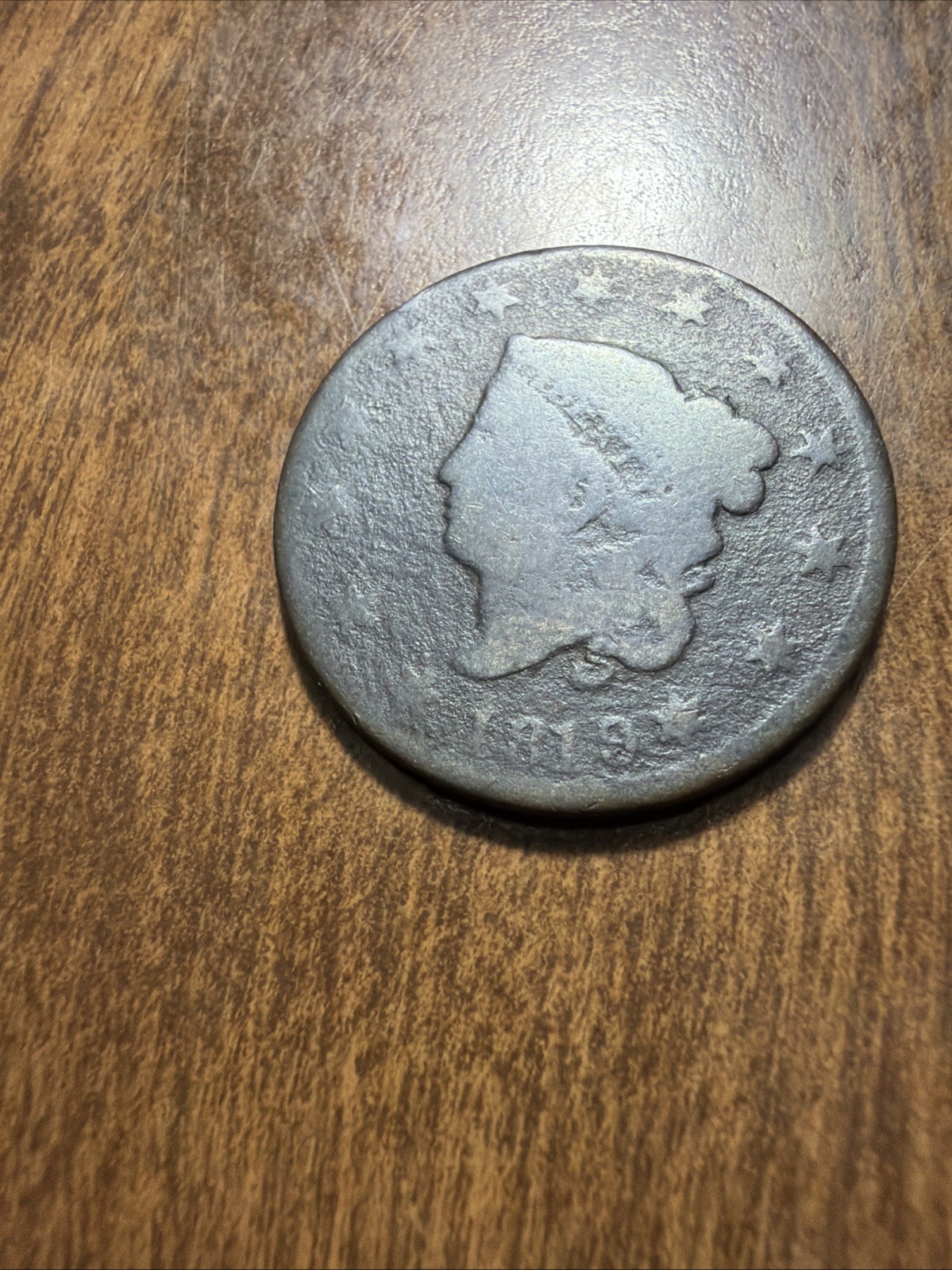 1819 Large Cent United States Actual Coin 1819 Large Cent United States Actual Coin