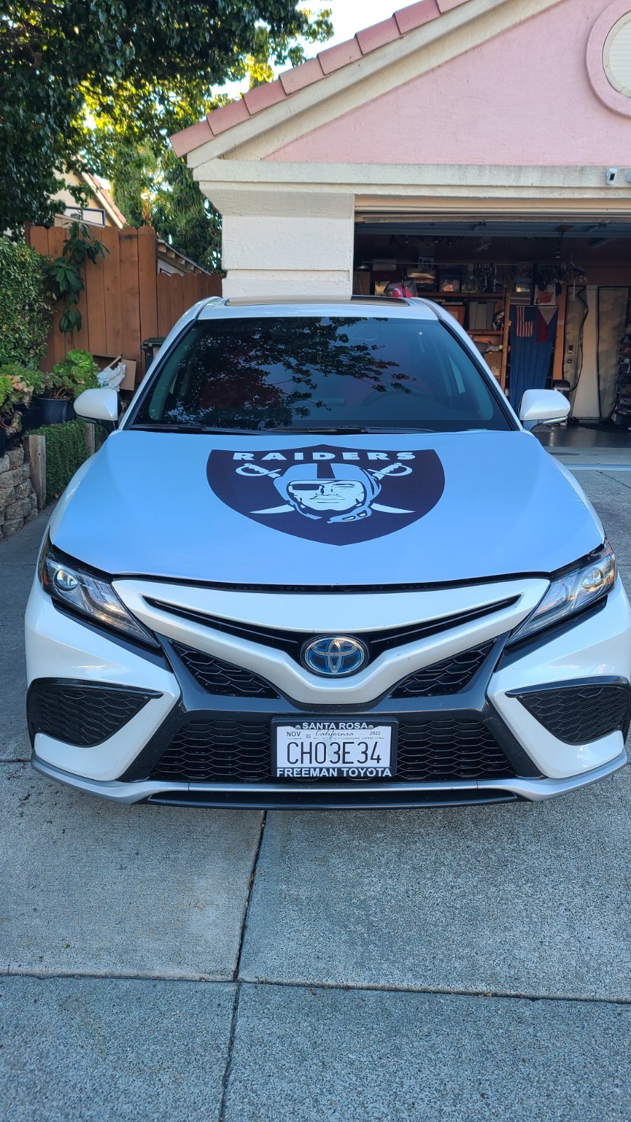 las Vegas Raider car hood cover with side mirror cover Stretch Fit las Vegas Raider car hood cover with side mirror cover Stretch Fit