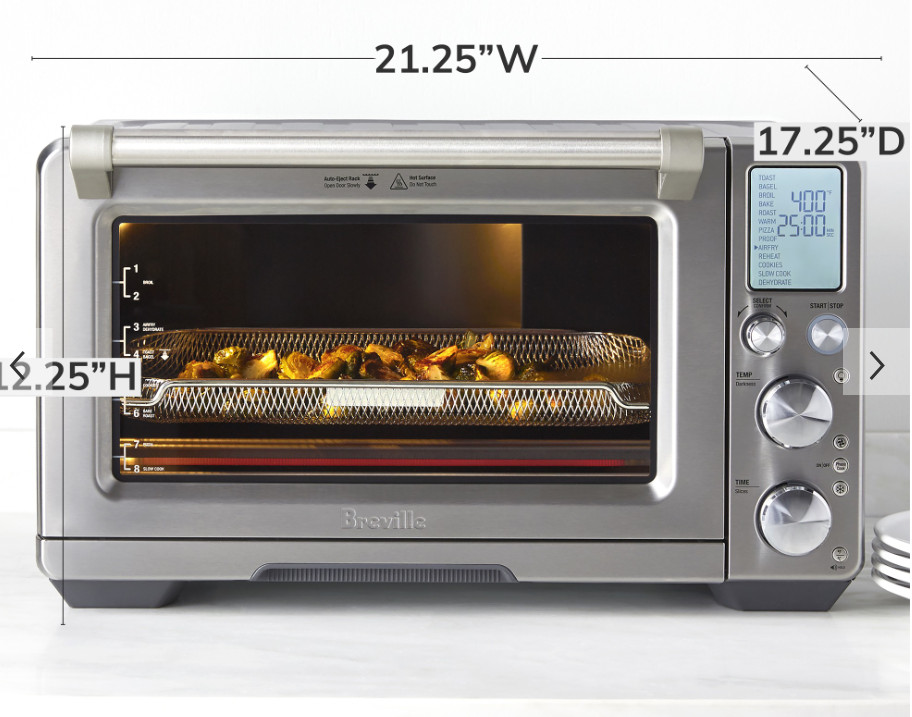 Breville Smart Oven Air Fryer Pro Stainless Steel Convection Oven 
