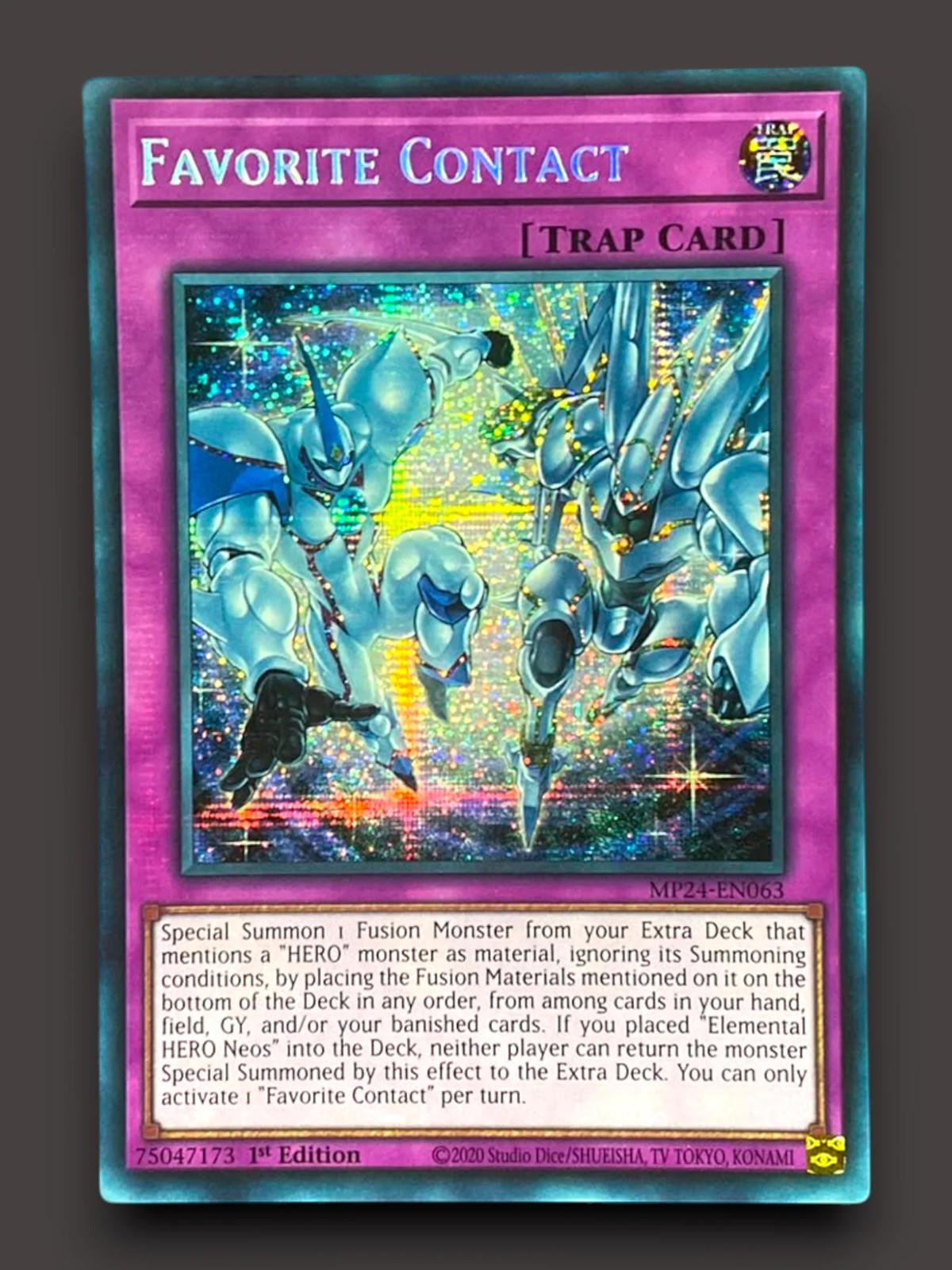 Yu-Gi-Oh Favorite Contact PScR MP24-EN063 1st Ed NM