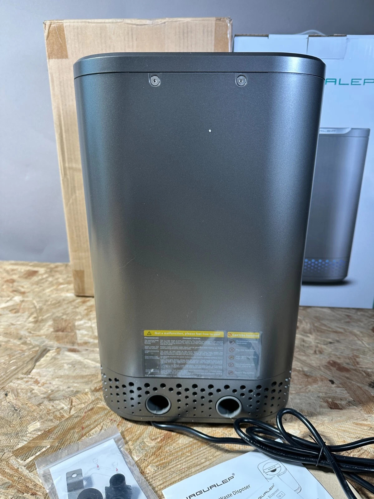 SMART ELECTRIC COMPOSTER FOR KITCHEN MILL COMPOSTER (NA2 2.5L) USED ONCE NAGUAL