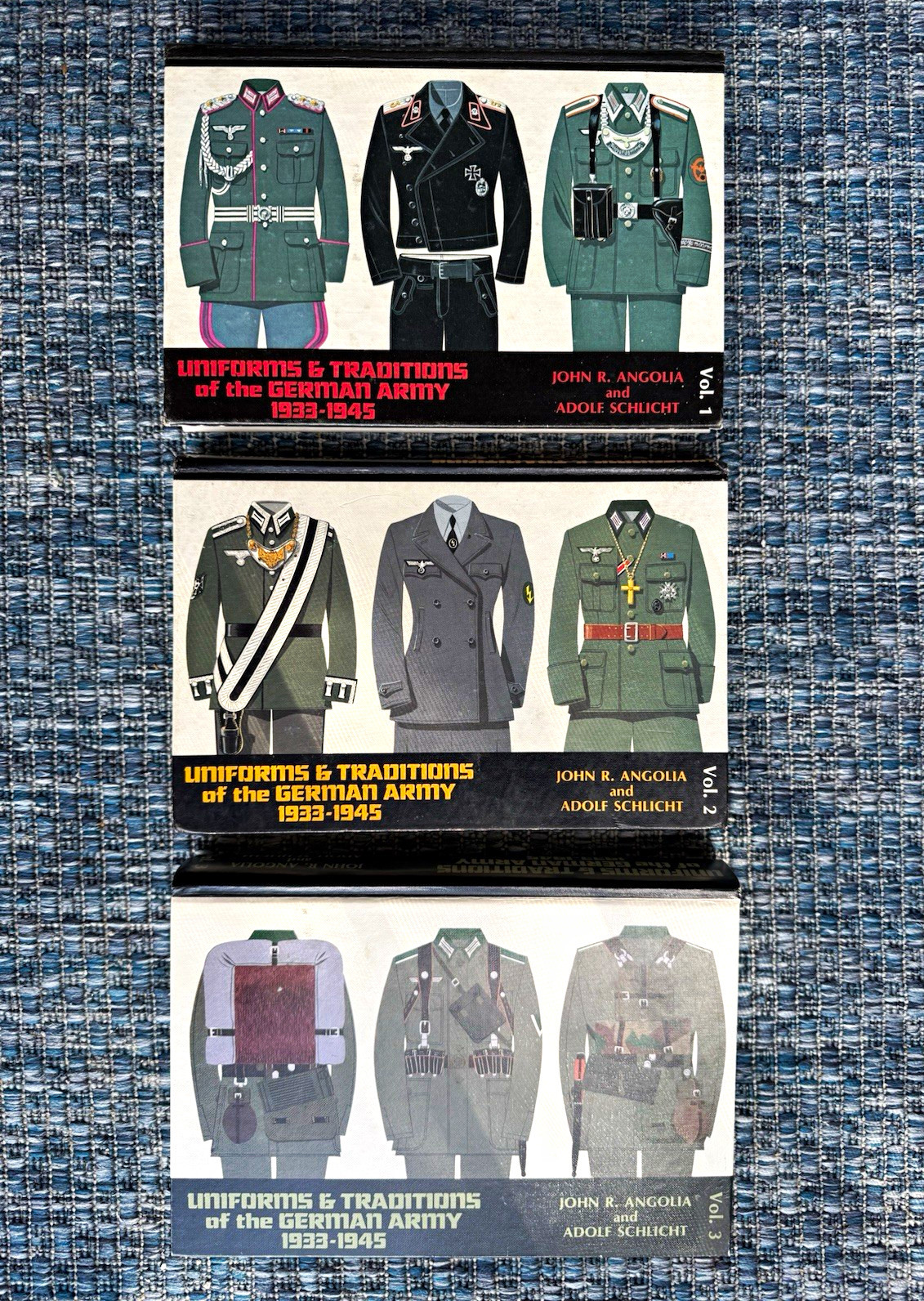 Uniforms & Traditions of the German Army 1933-1945 Vol 1-3 J. Angolia & Schlicht