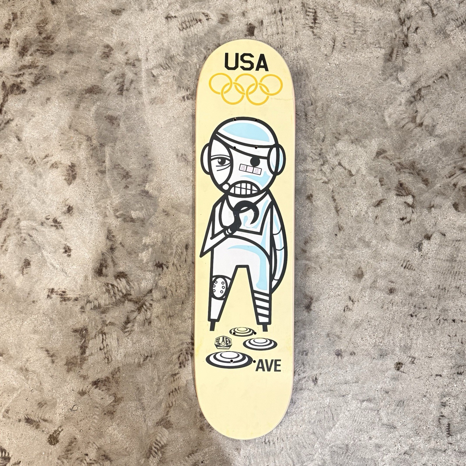 Rare Vintage Alien Workshop Anthony Van Engelen Americana Series Deck