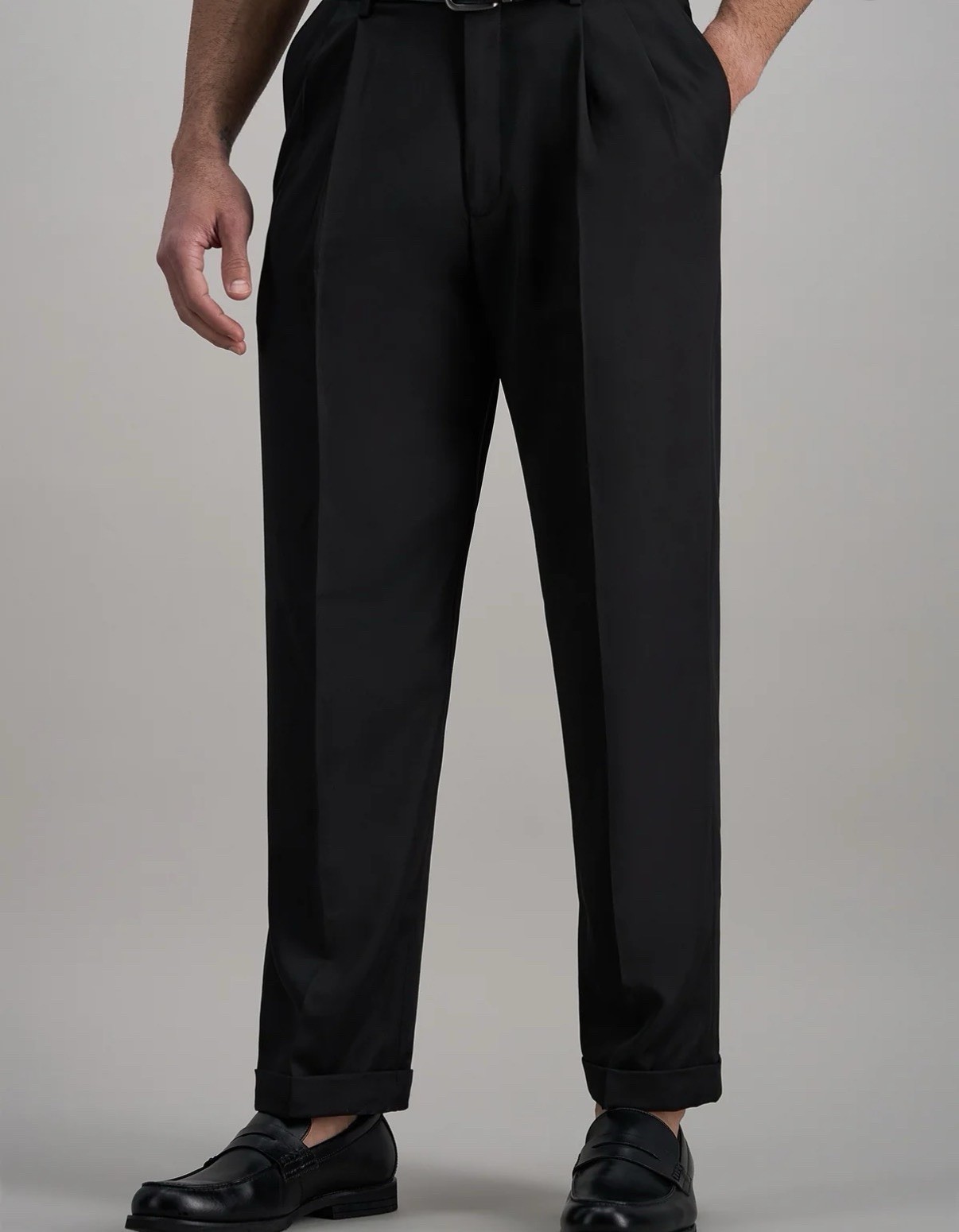 Men’s Haggar Black Gabardine Dress Pants Men’s Haggar Black Gabardine Dress Pants
