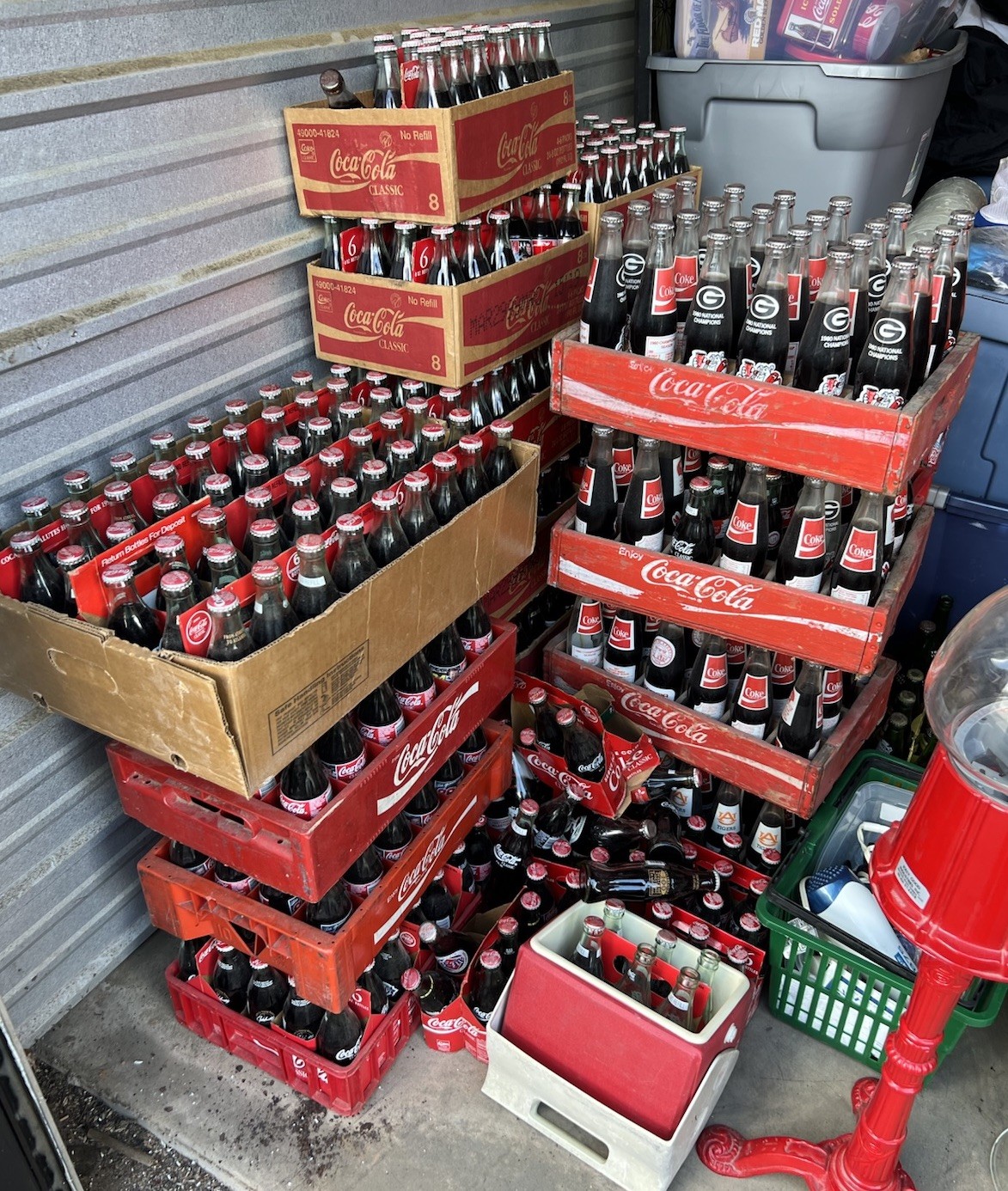Coca-Cola Commemorative Bottles Lot of 500+ Assorted Events & Schools 1980 & Up