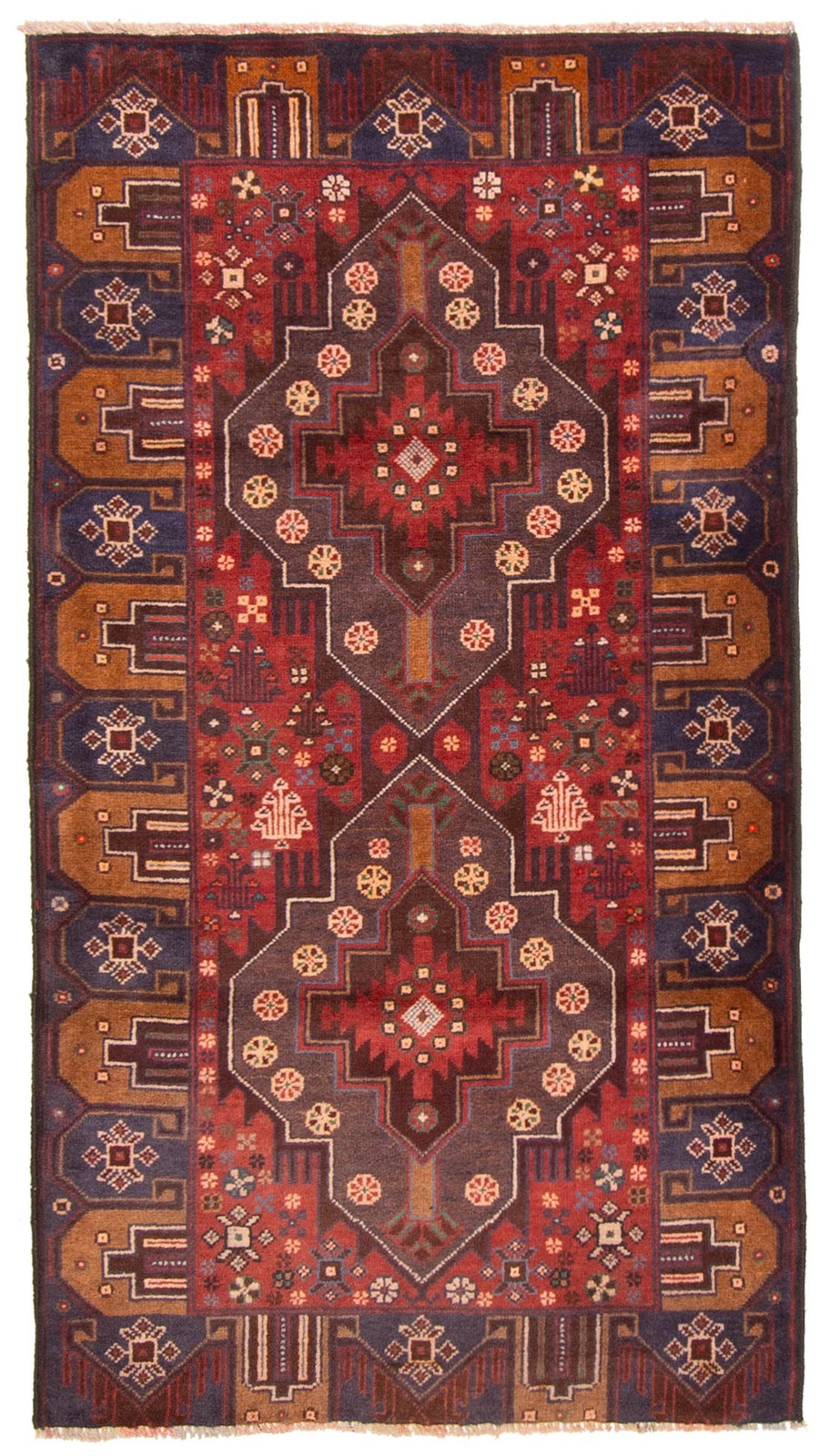 Vintage Hand-Knotted Area Rug 2\'10\