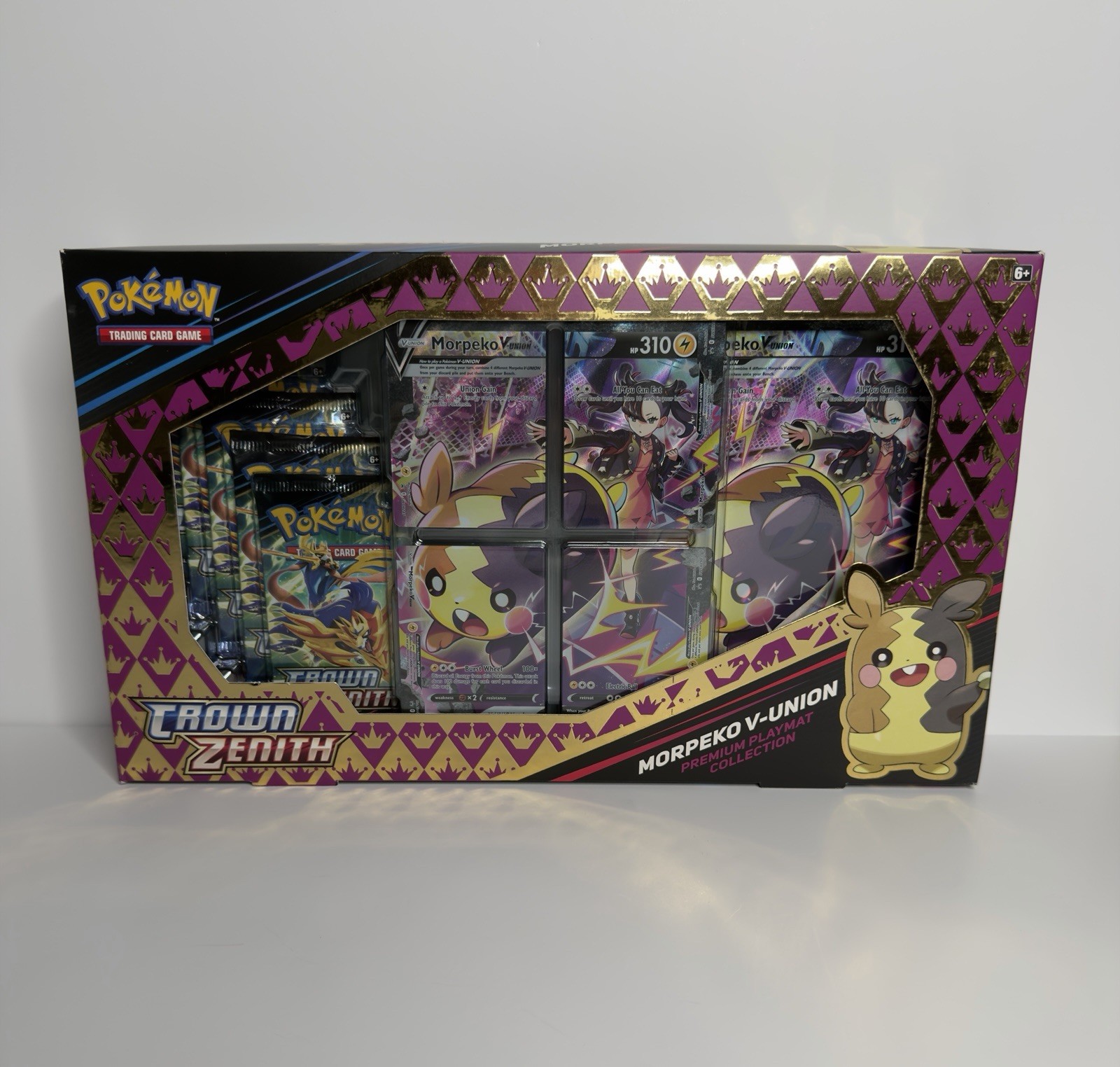 Pokemon TCG Crown Zenith Morpeko V-UNION Premium Playmat Collection Box - Sealed Pokemon TCG Crown Zenith Morpeko V-UNION Premium Playmat Collection Box - Sealed