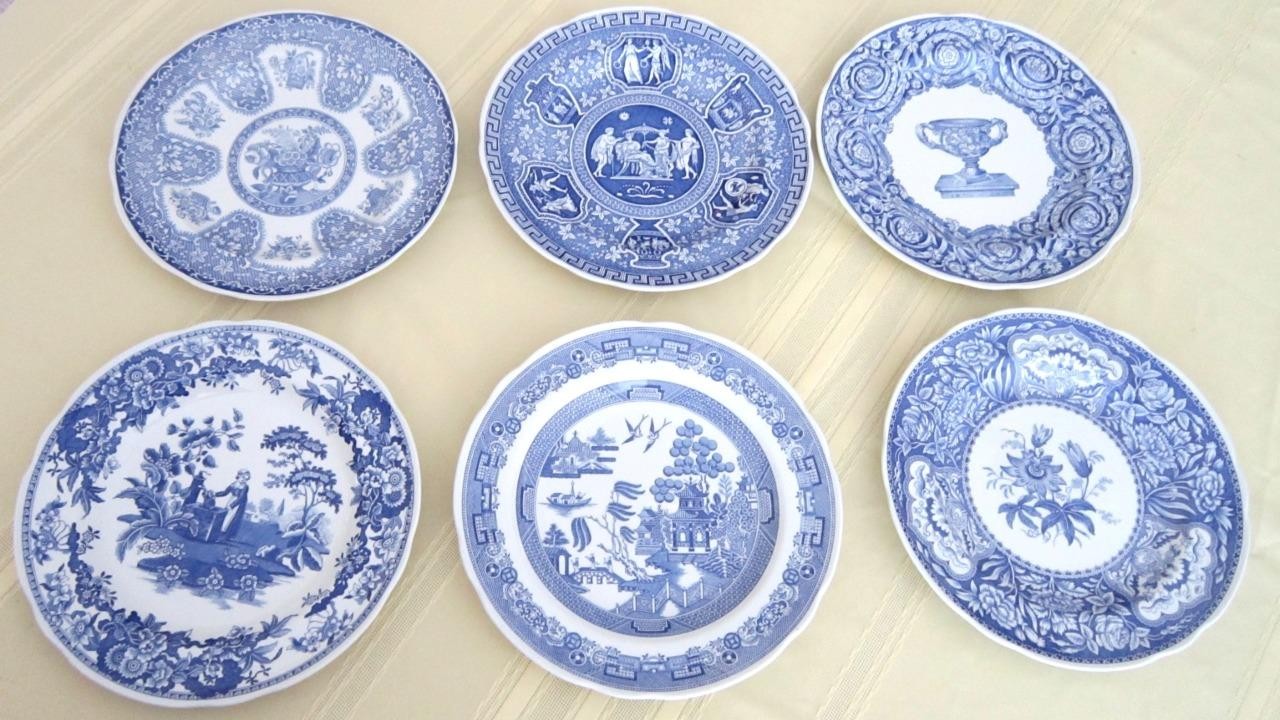 SPODE BLUE ROOM COLLECTION (SIX) 9\
