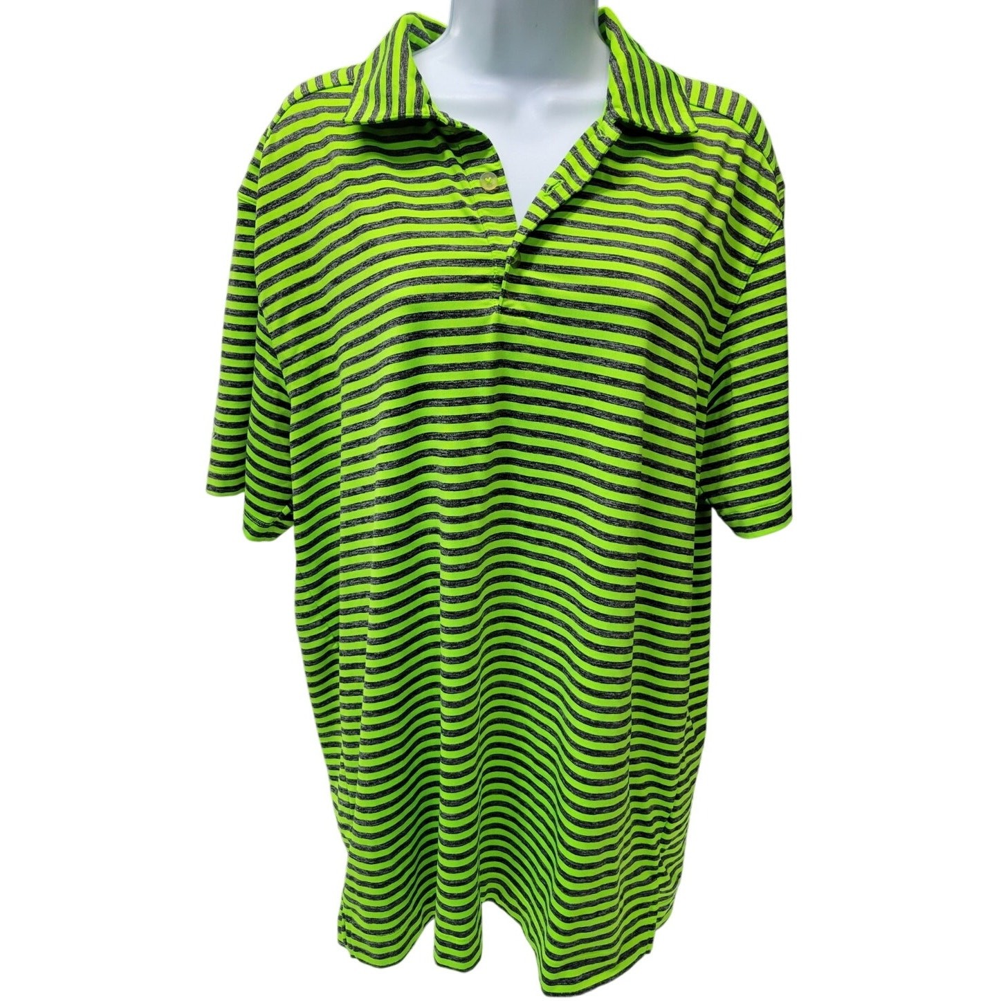 Nike Tour Performance Golf polo Men’s M Dri-Fit Shirt Green Striped Short Sleeve Nike Tour Performance Golf polo Men’s M Dri-Fit Shirt Green Striped Short Sleeve