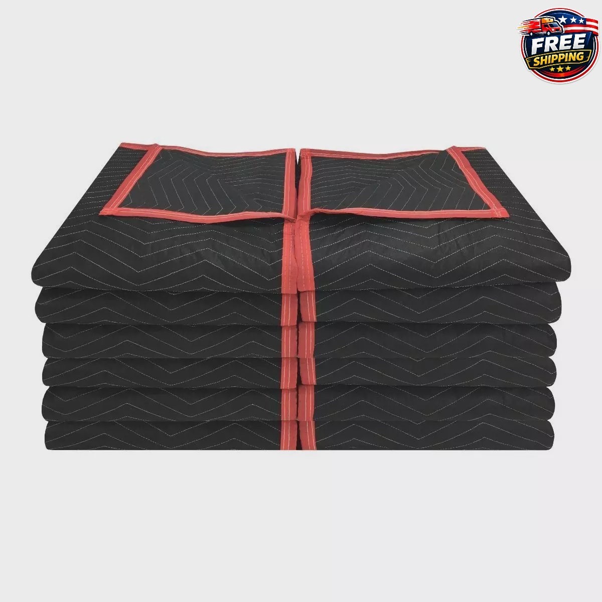 [SALE] UBMOVE 12-Pack Deluxe Moving Blankets 5.42 lb Each Protective Shipping