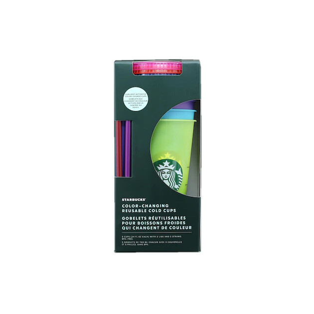 NEW STARBUCKS SUMMER 2022 Color Changing Cold Cups NEW STARBUCKS SUMMER 2022 Color Changing Cold Cups