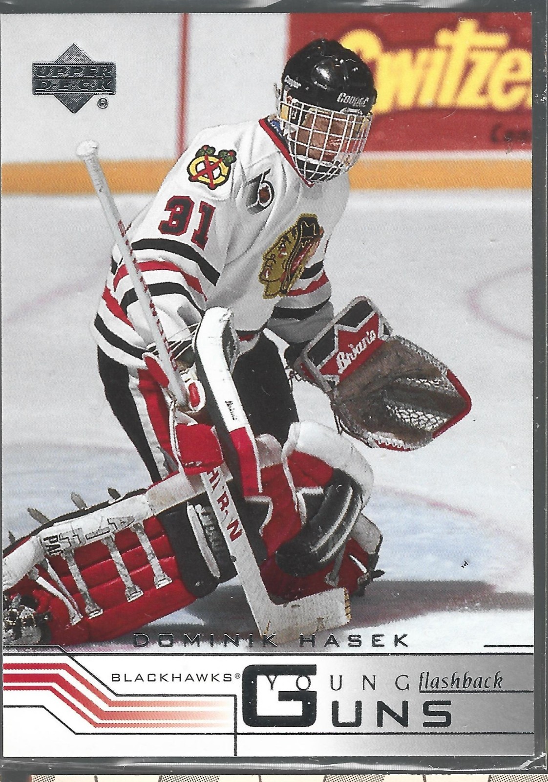2001-02 Upper Deck - Young Guns Dominik Hasek #214 Chicago Blackhawks 2001-02 Upper Deck - Young Guns Dominik Hasek #214 Chicago Blackhawks