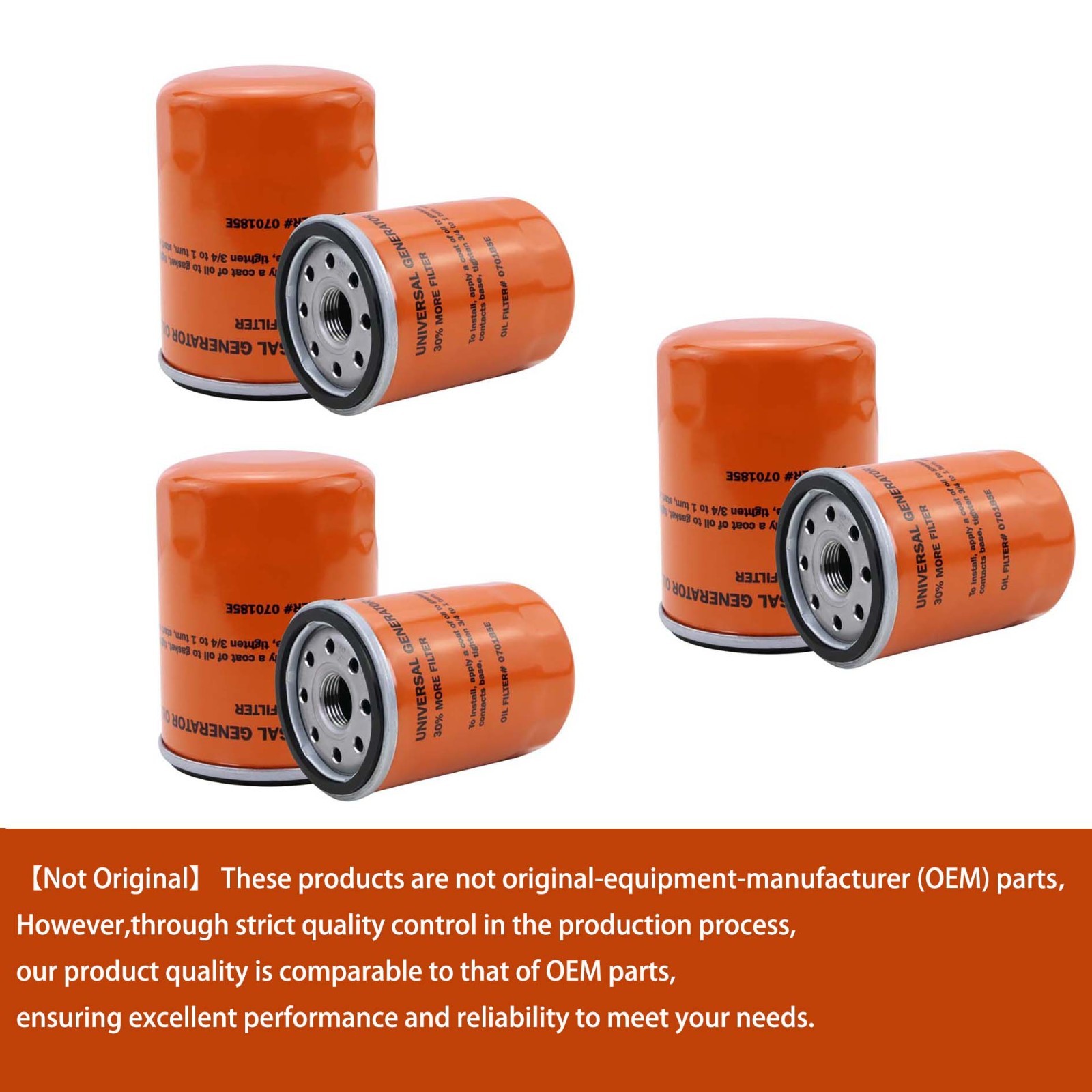 Fits For Generac Oil Filter 070185E 6-Pack 070185ES * FREE SAME DAY SHIPPING Fits For Generac Oil Filter 070185E 6-Pack 070185ES * FREE SAME DAY SHIPPING