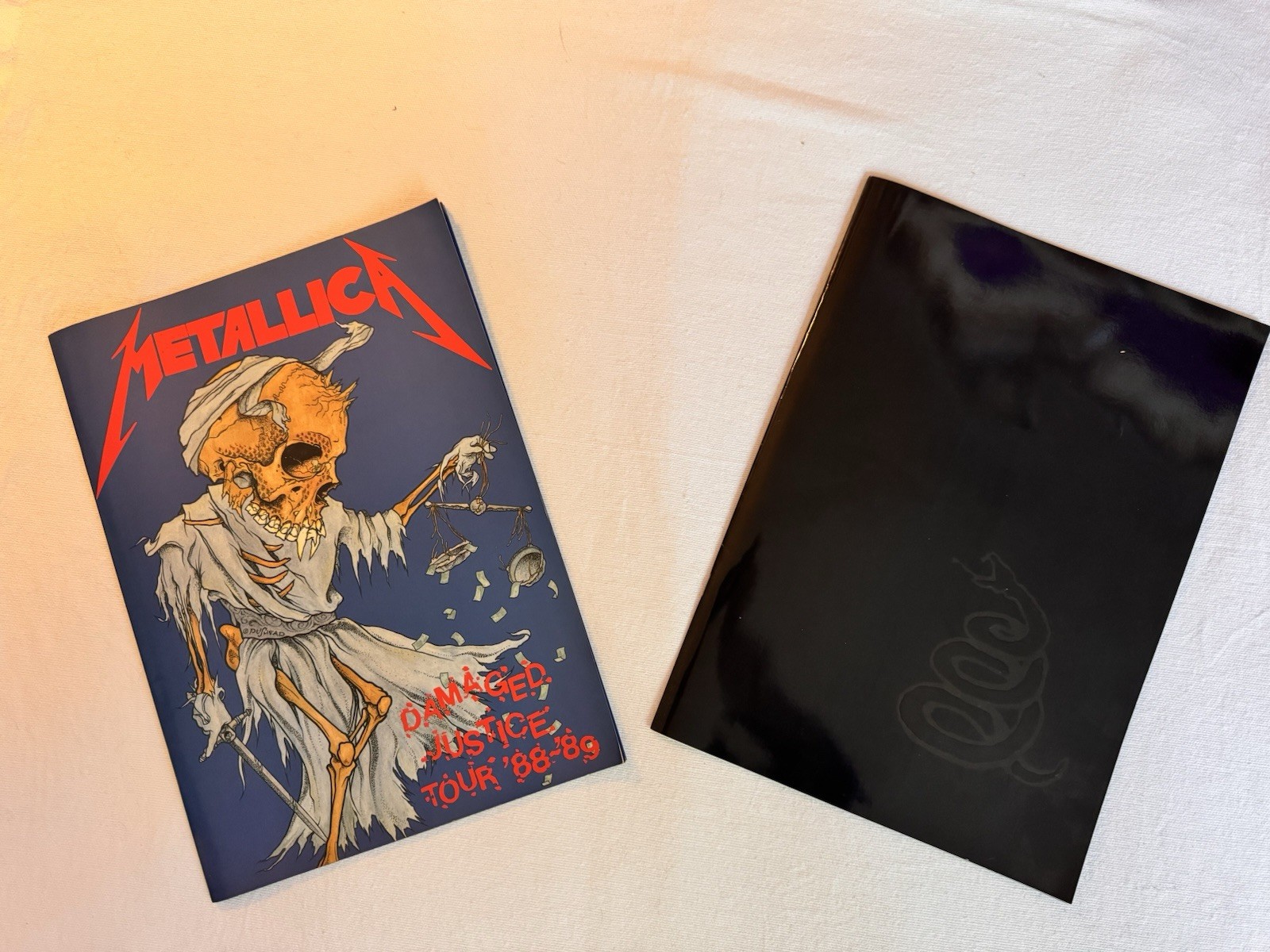 VTG Metallica Tour ProgramLot 1988 Damaged Justice 1991 Black Album Concert Book VTG Metallica Tour ProgramLot 1988 Damaged Justice 1991 Black Album Concert Book
