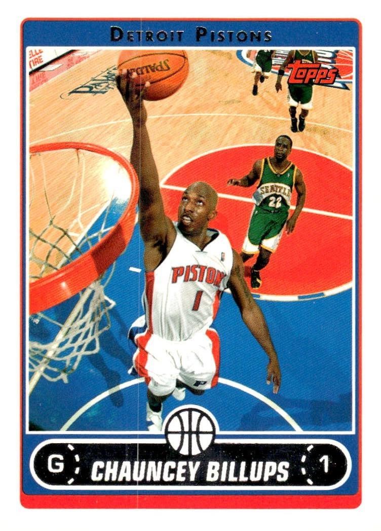 2006-07 Topps #5 Chauncey Billups 2006-07 Topps #5 Chauncey Billups