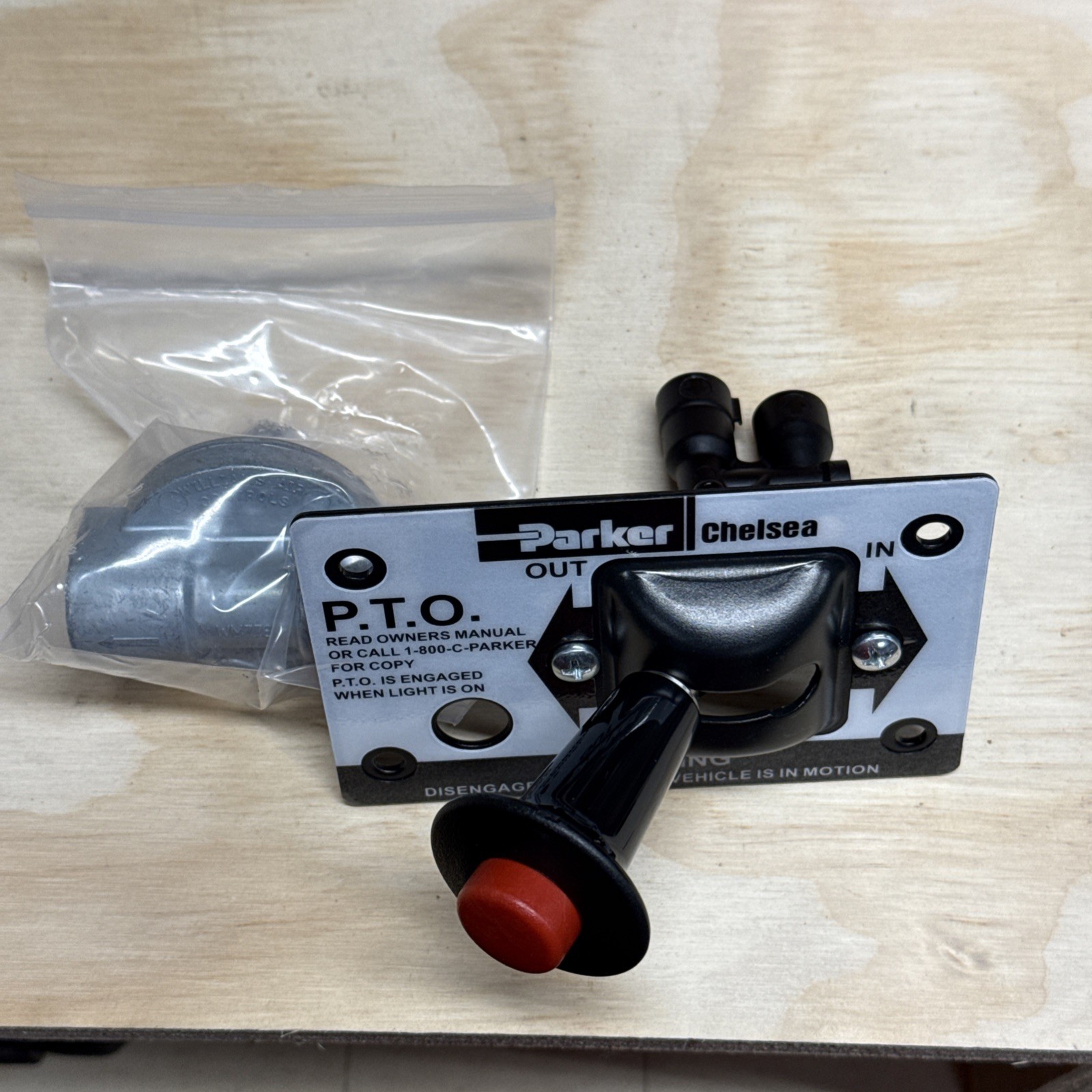 PARKER CHELSEA PTO 1-Way Dash Valve Shifter 329648X PARKER CHELSEA PTO 1-Way Dash Valve Shifter 329648X