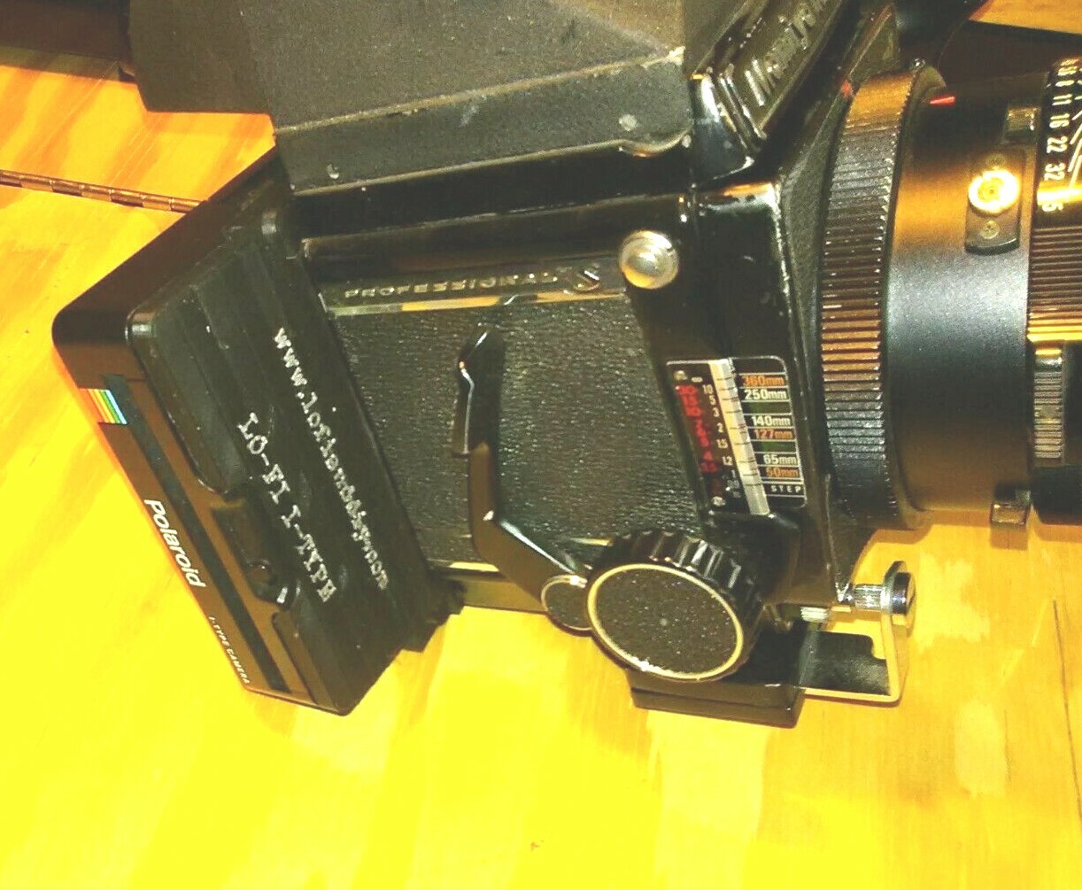 Lo-Fi custom instant back Mamiya RB-67 I-type, 600, sx-70 uses aaa