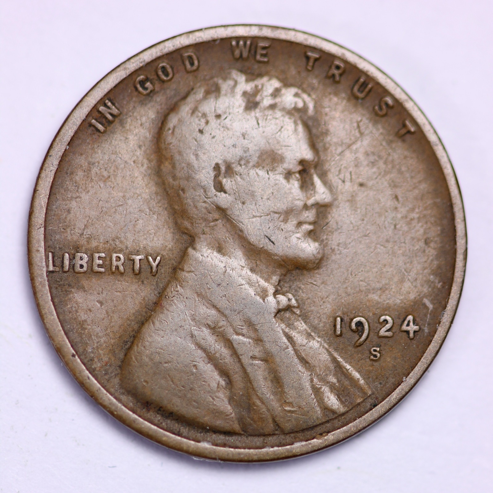 1924-S Lincoln Wheat Cent Penny LOWEST PRICES ON THE BAY  