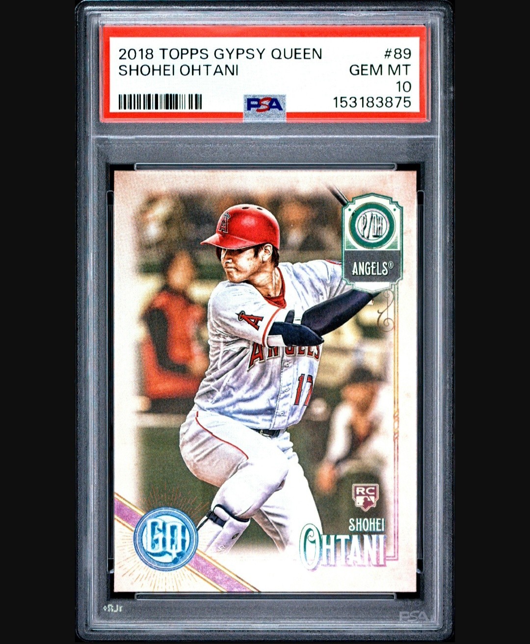 SHOHEI OHTANI 2018 TOPPS GYPSY QUEEN #89 RC ROOKIE ANGELS PSA 10 GEM MINT