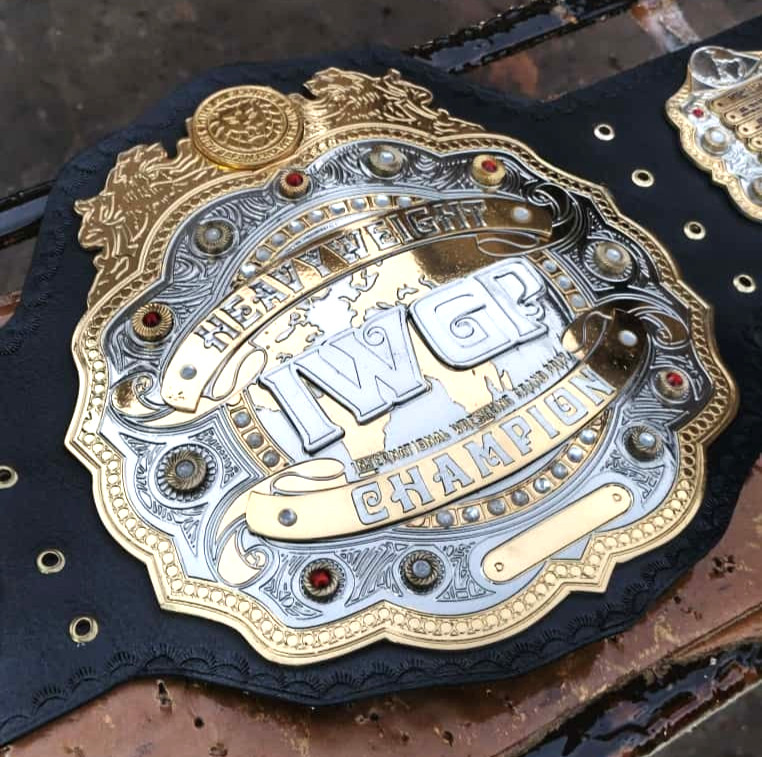 IWGP World Heavyweight Wrestling Championship V4 Replica Tittle Belt 2mm Adult