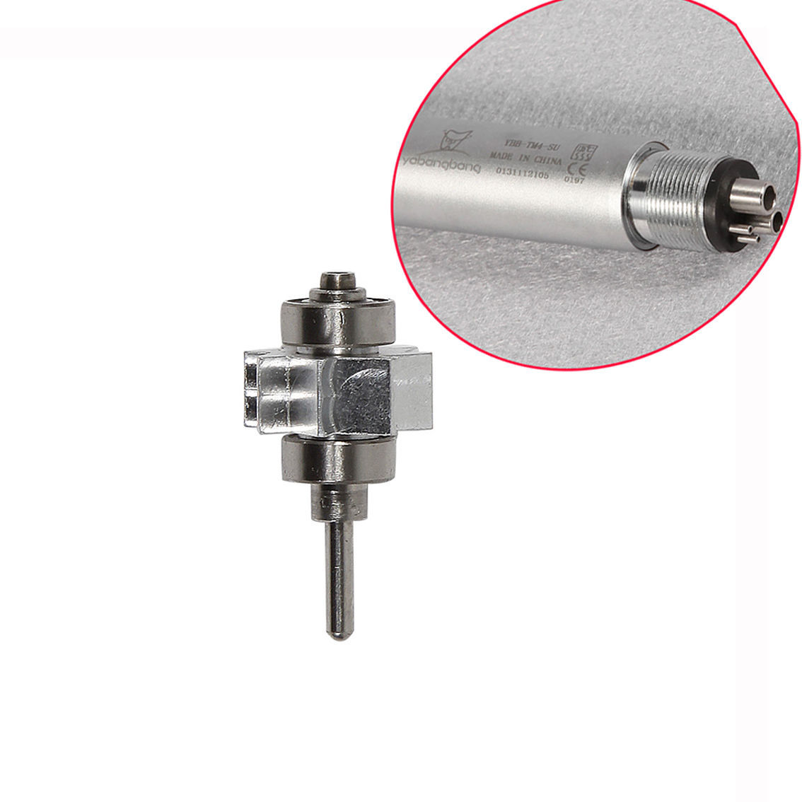 Rotor de turbina de cartucho dental para pieza de mano óptica LED Yabangbang