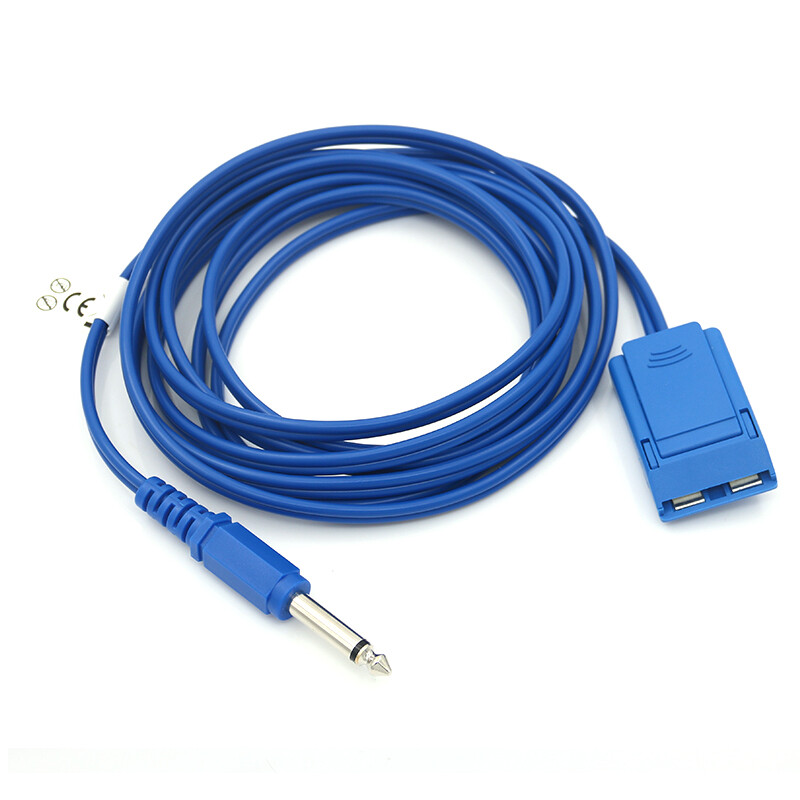 Patient Return Electrode REM ESU Electrocautery Negative Plate Connecting Cable