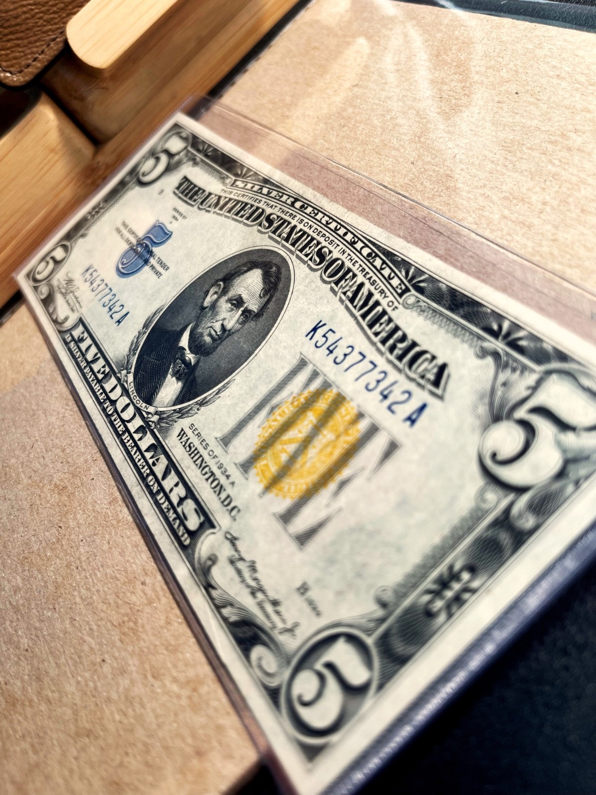 Fr. 2307 1934A $5 North Africa \