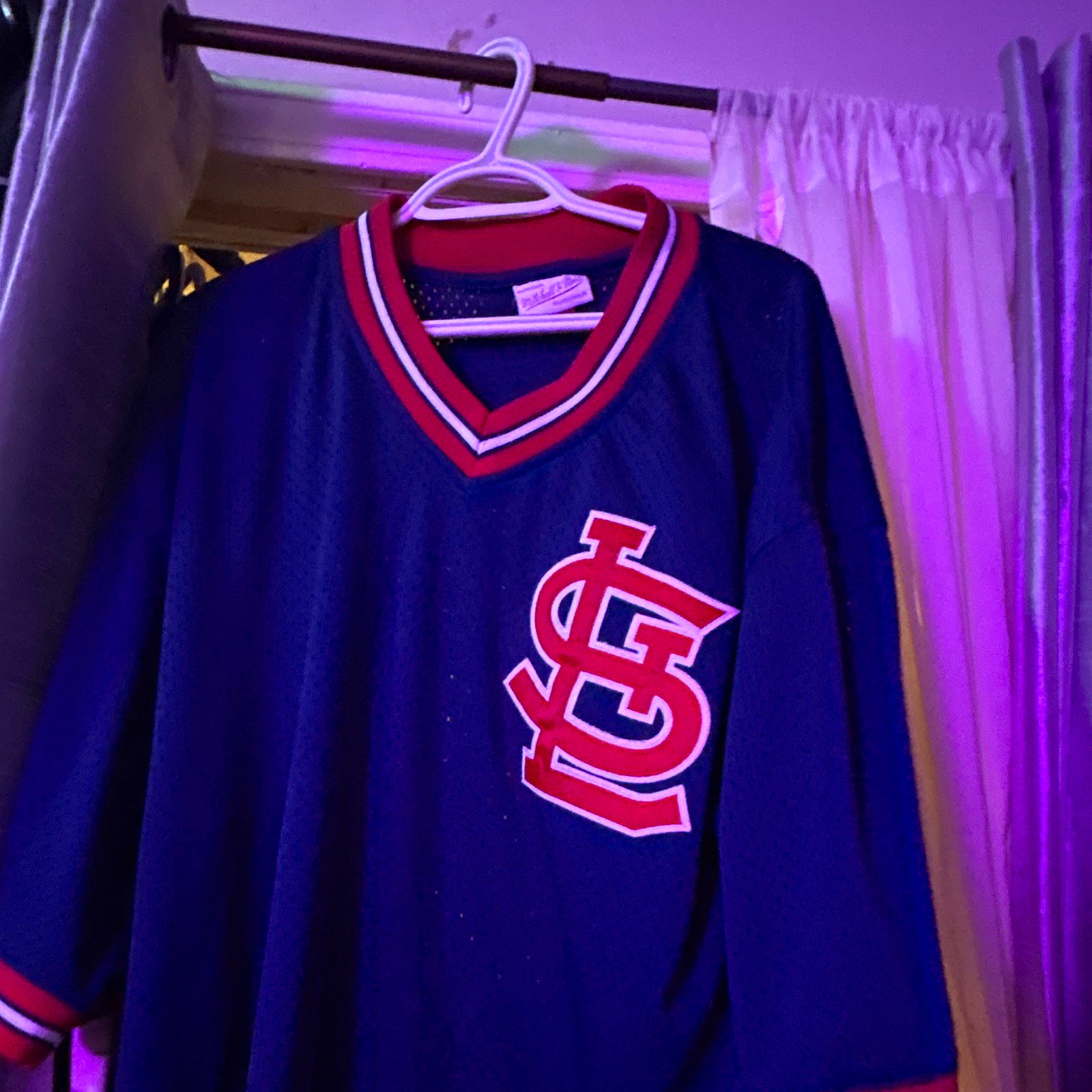 Mitchell & Ness Ozzie Smith St. Louis Cardinals 1994 #1 Blue Jersey Men’s S Mitchell & Ness Ozzie Smith St. Louis Cardinals 1994 #1 Blue Jersey Men’s S