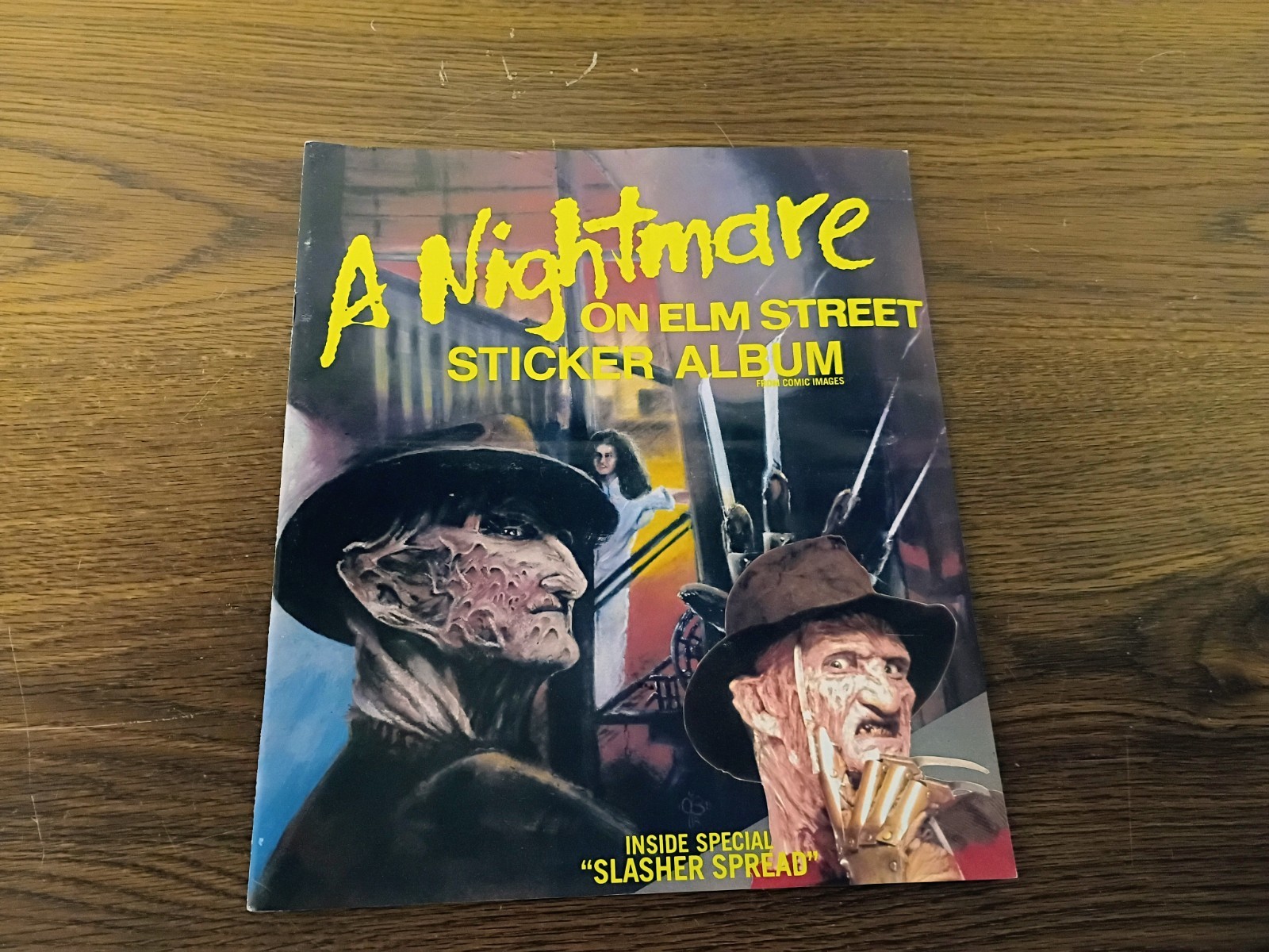 Vtg 1984 A Nightmare On Elm Street Sticker Album Freddy Krueger NOS Unused Vtg 1984 A Nightmare On Elm Street Sticker Album Freddy Krueger NOS Unused