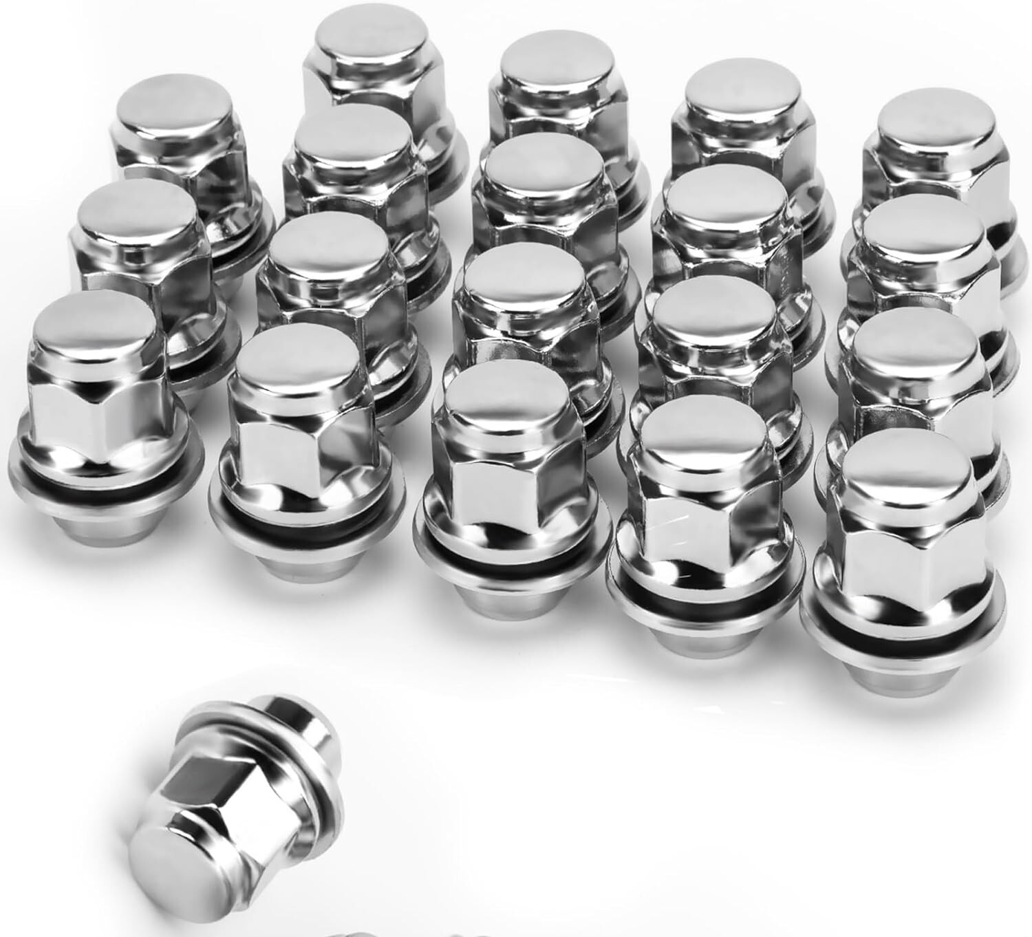 KSP 20pcs M12x1.5 Lug Nut with Washer for Toyota Tacoma 4Runner Camry Highlander KSP 20pcs M12x1.5 Lug Nut with Washer for Toyota Tacoma 4Runner Camry Highlander