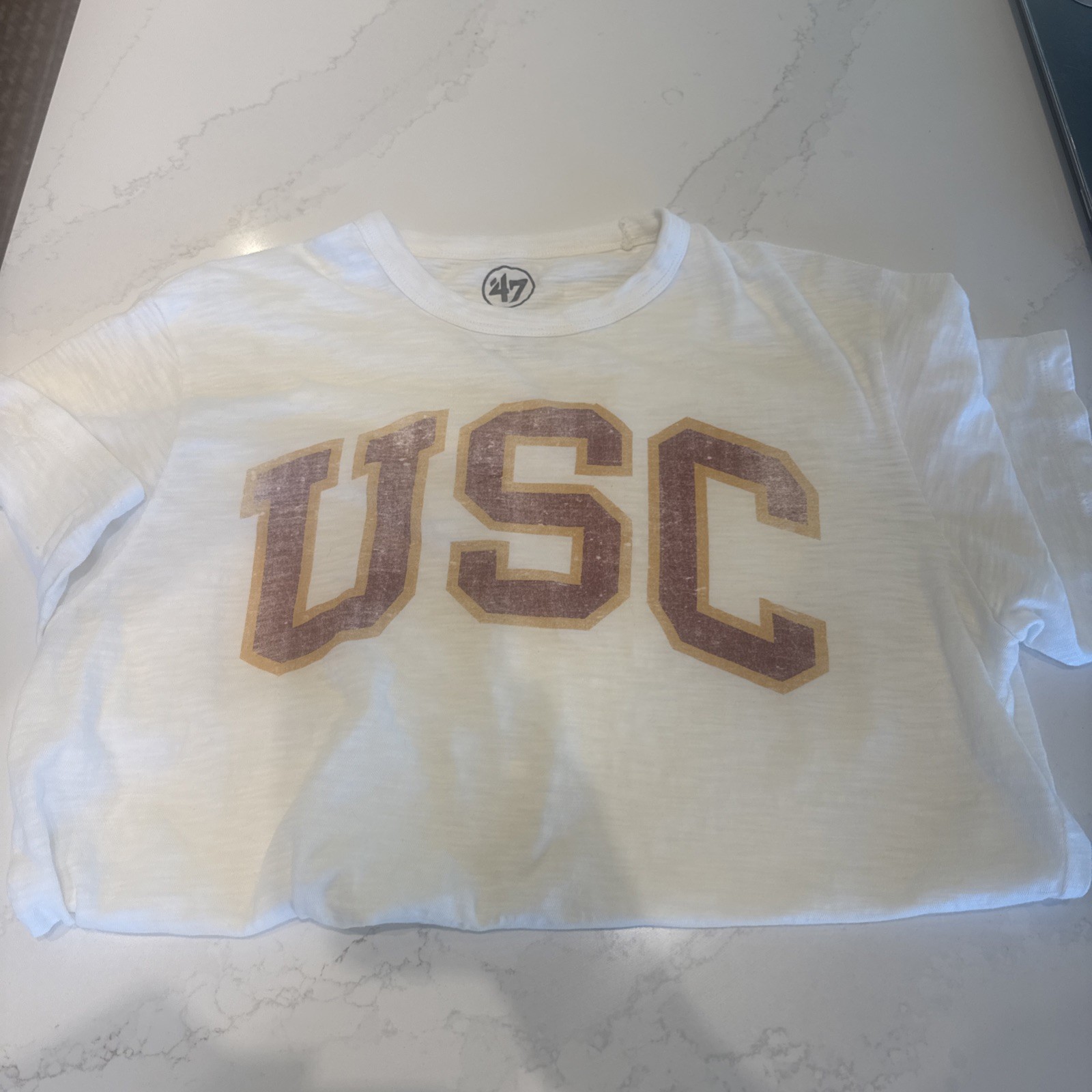 \'47 Brand USC Trojans cream Athletic T-Shirt Size Medium men \'47 Brand USC Trojans cream Athletic T-Shirt Size Medium men