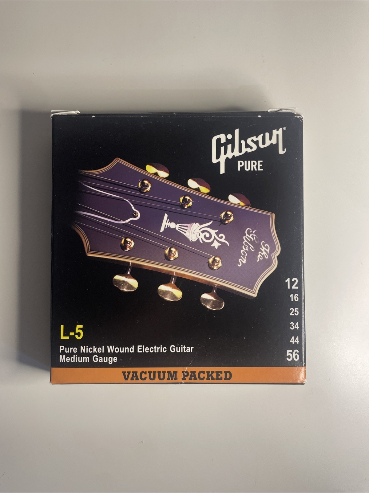 Rare Gibson L-5 Pure Nickel Wound Guitar Strings, SEG-900M, 2 Sealed Sets, NOS Rare Gibson L-5 Pure Nickel Wound Guitar Strings, SEG-900M, 2 Sealed Sets, NOS