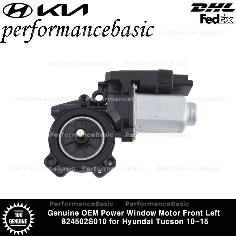 Genuine OEM Power Window Motor Front Left 824502S010 for Hyundai Tucson 10-15