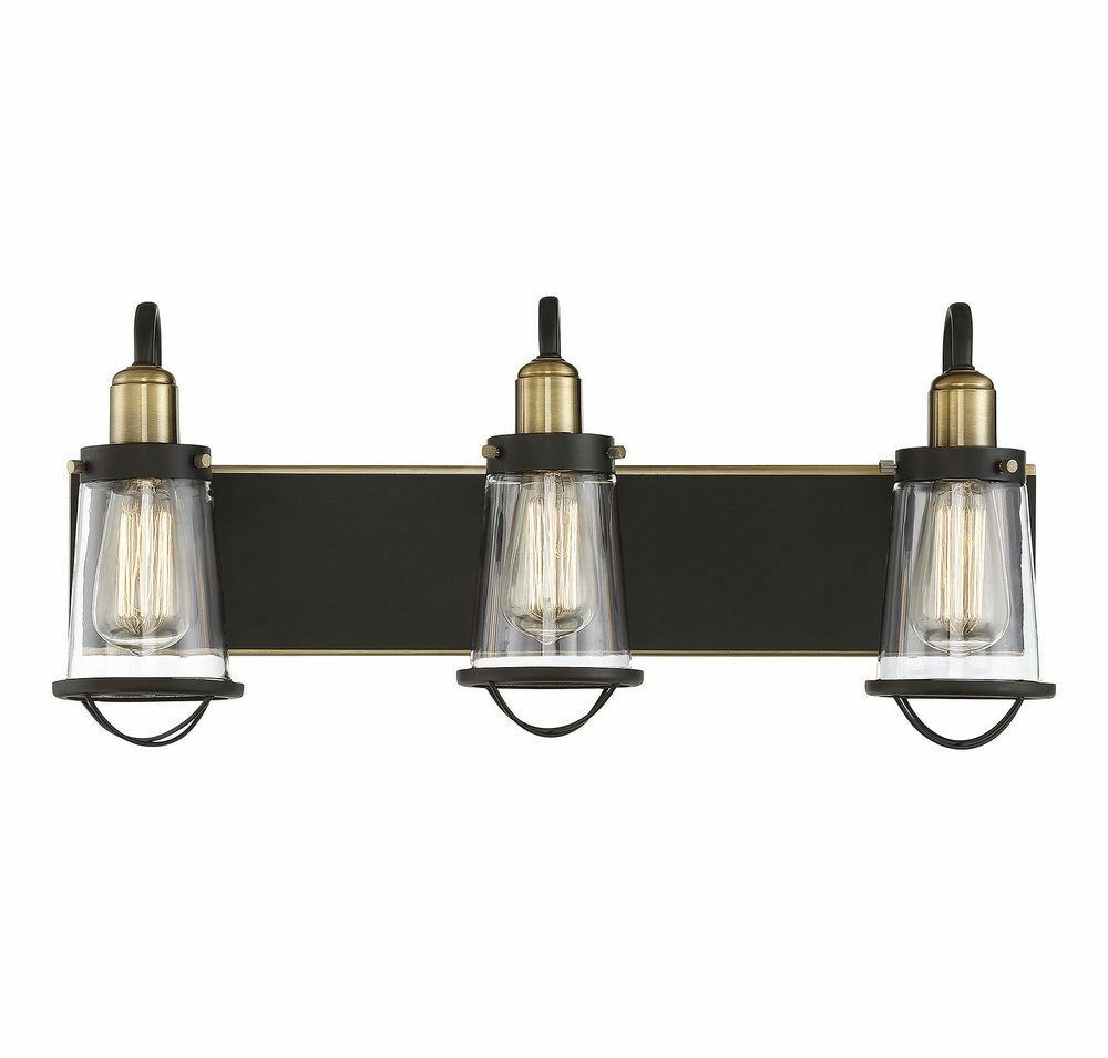 Savoy House Lansing 8-1780-3-79 English Bronze &Warm Brass 3-Light 24