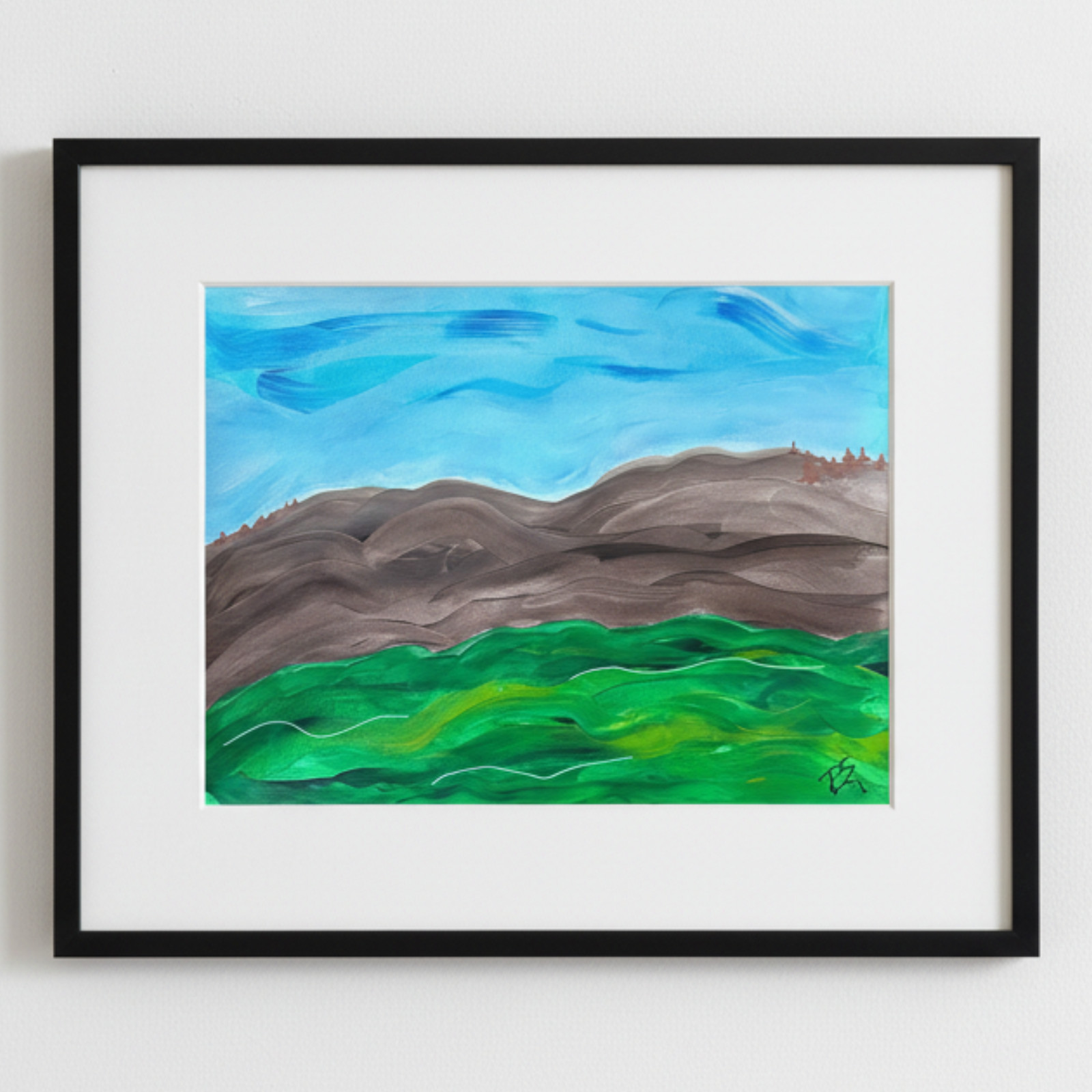 EMBRY Original Abstract Acrylic Painting \