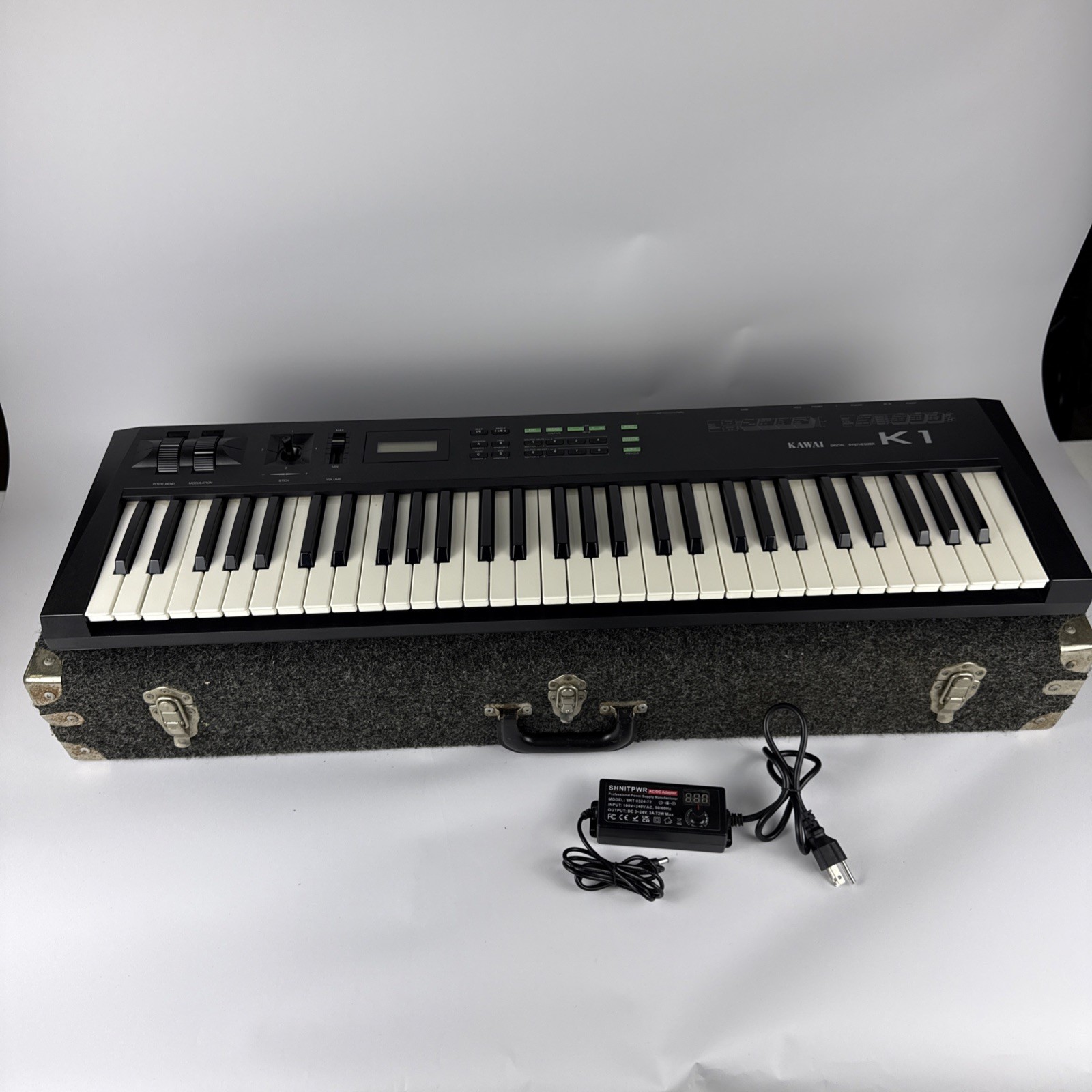Kawai K1 Digital Synthesizer With Hard Shell Carry Case & Power Supply Kawai K1 Digital Synthesizer With Hard Shell Carry Case & Power Supply