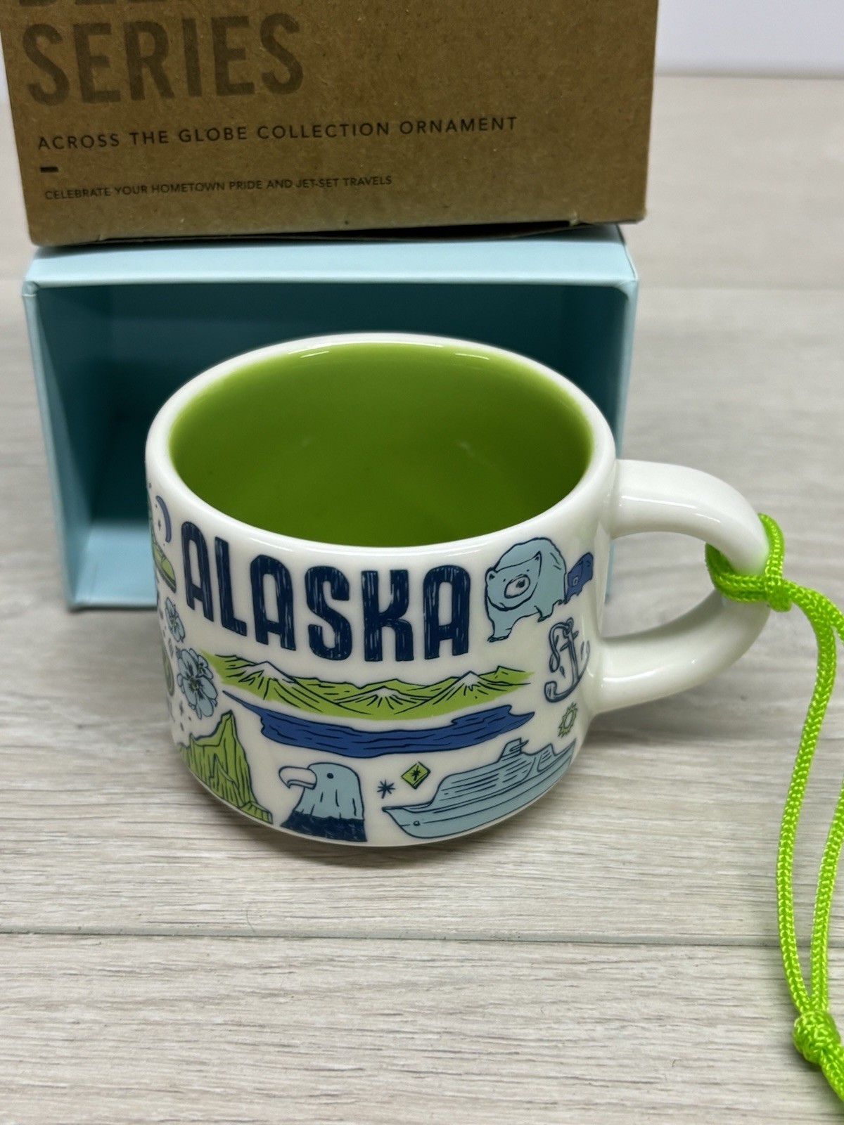 Starbucks Alaska Collectible Coffee Mug, Been There Series 2oz Starbucks Alaska Collectible Coffee Mug, Been There Series 2oz