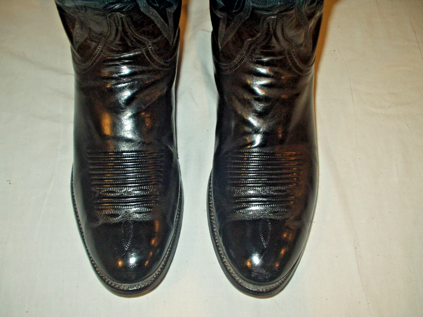 LUCCHESE Men\'s Black Dress Cowboy Boots Size 10D Western #L0299 Exotic Heel LUCCHESE Men\'s Black Dress Cowboy Boots Size 10D Western #L0299 Exotic Heel