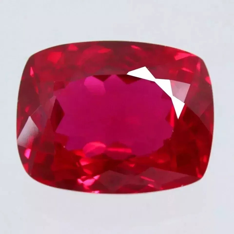 Natural BURMA Pigeon Blood Red Ruby Unheated 10 Ct+ Certified Loose Gemstone