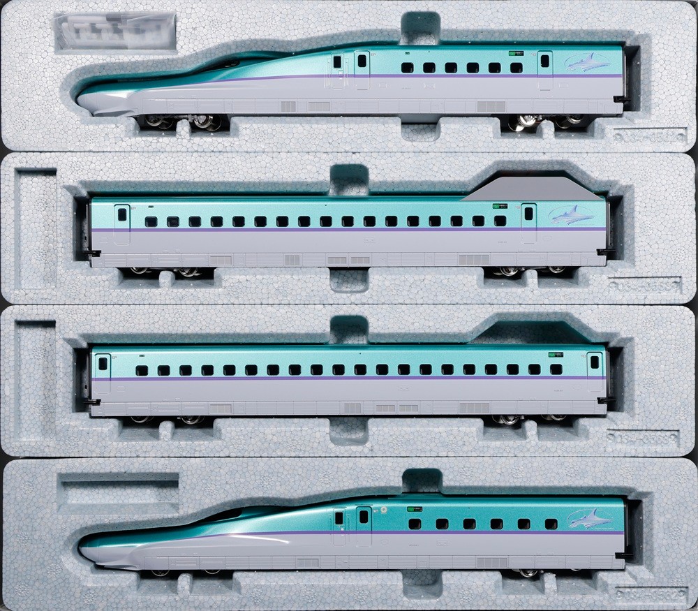 KATO HO Gauge H5 Series Shinkansen \'\'Hayabusa\'\' 4-Car Basic Set 3-534